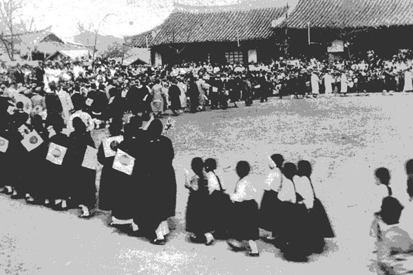 능주 공립보통학교(1920년대 화순)