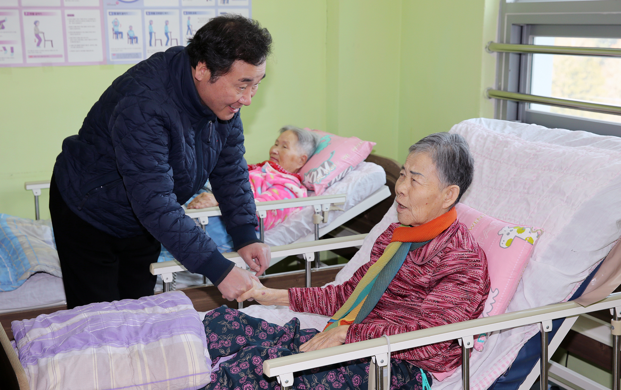 이낙연 도지사 사회복지시설 위문(보성군 행복노인 요양원)1