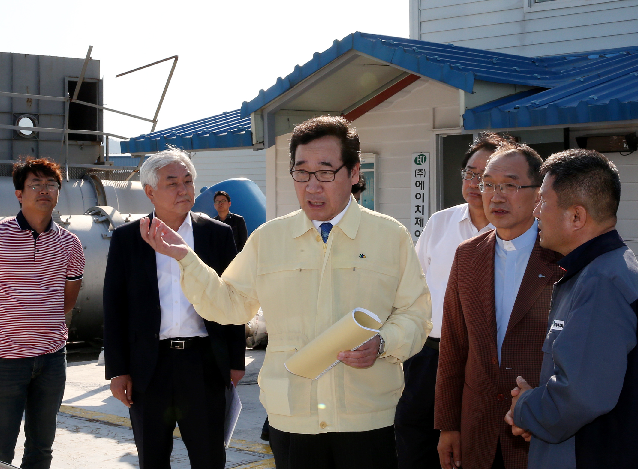 이낙연지사 (주) 에이치제이 기업방문2