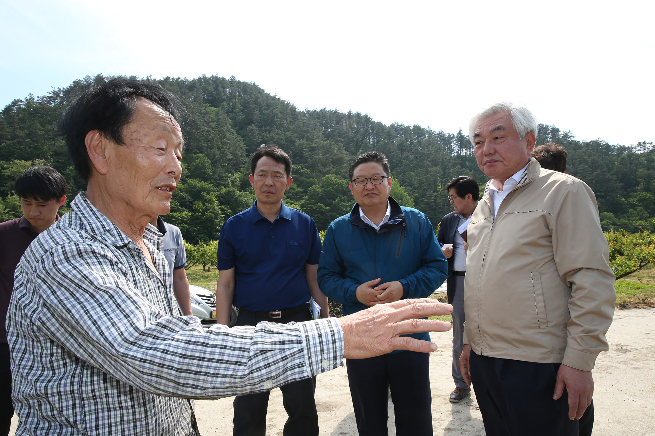 왕우렁이농법 시행 농가 방문3