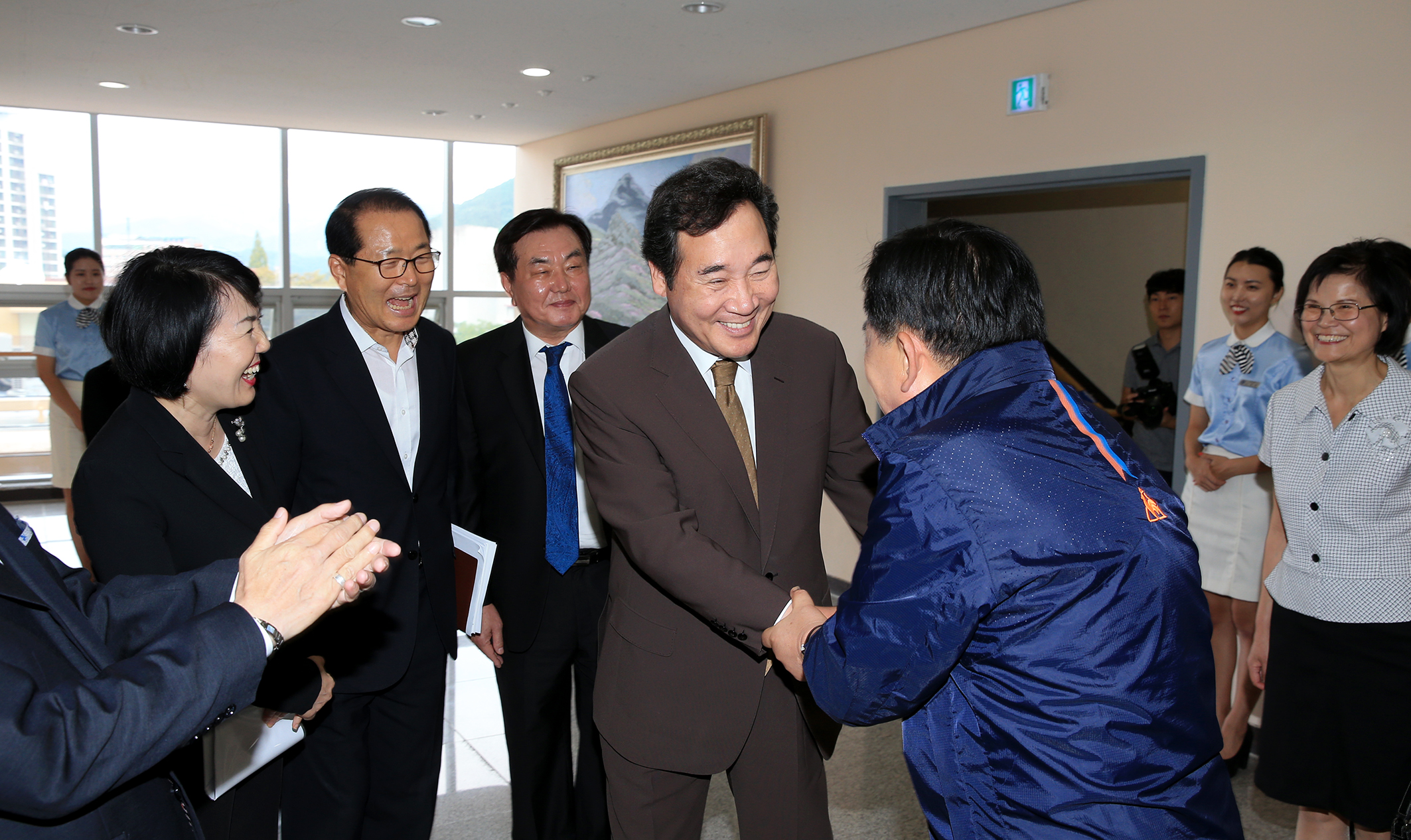 이낙연지사 순천대 여대생 커리어 개발센터 방문2
