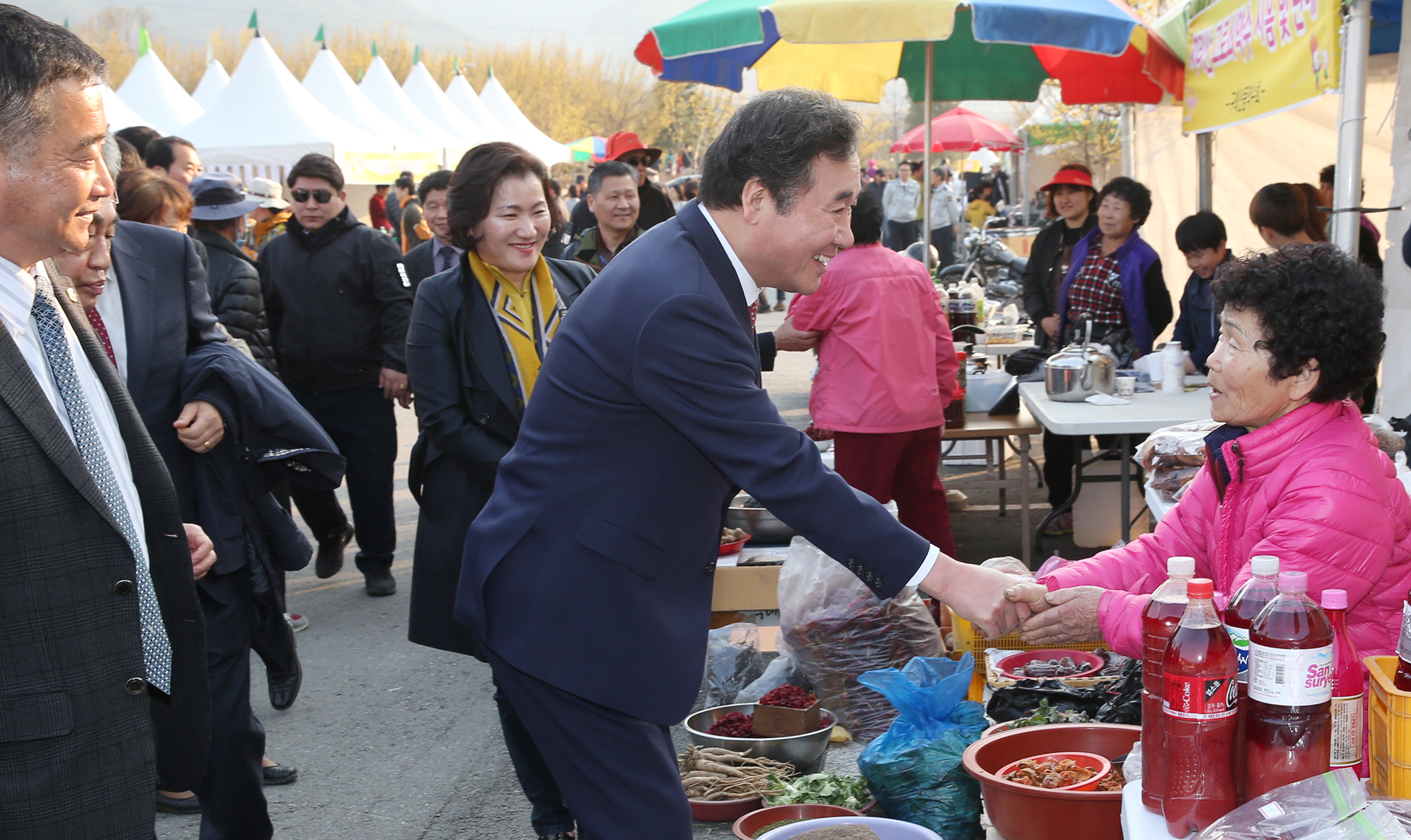 이낙연지사, 구례산수유꽃축제 개막식 참석4
