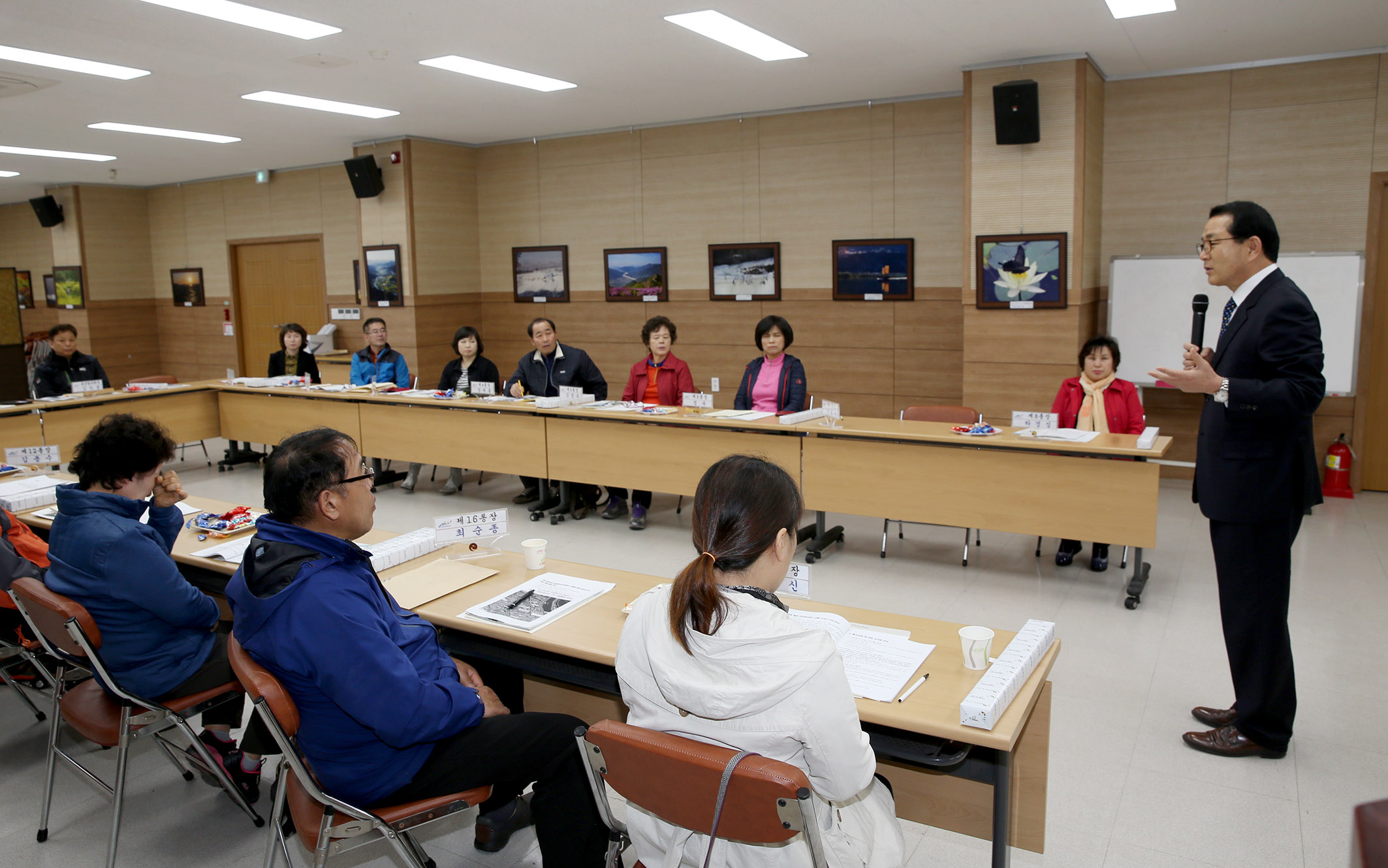 순천시 조곡동 통장회의및 도정홍보4