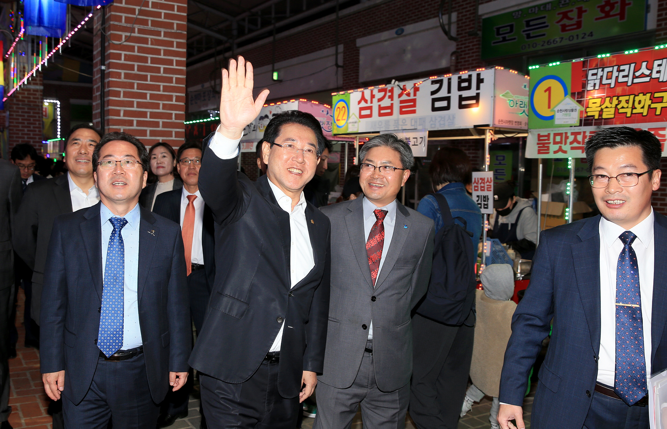 김영록 지사 소상공인과 현장 간담회 가져2