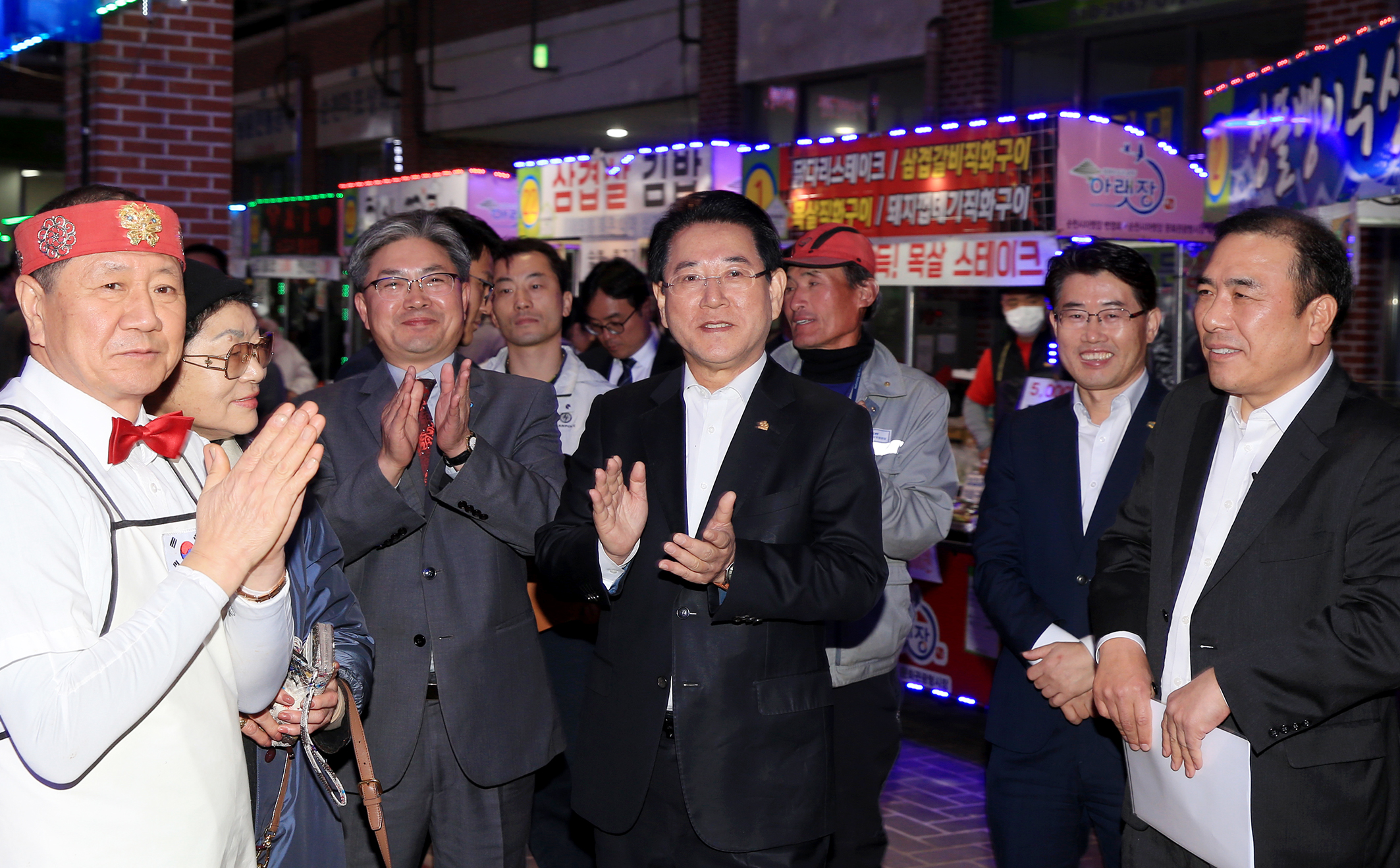 김영록 지사 소상공인과 현장 간담회 가져5
