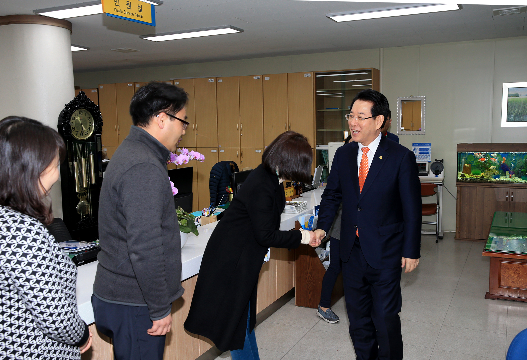김영록지사 동부지역본부 방문 직원 격려2
