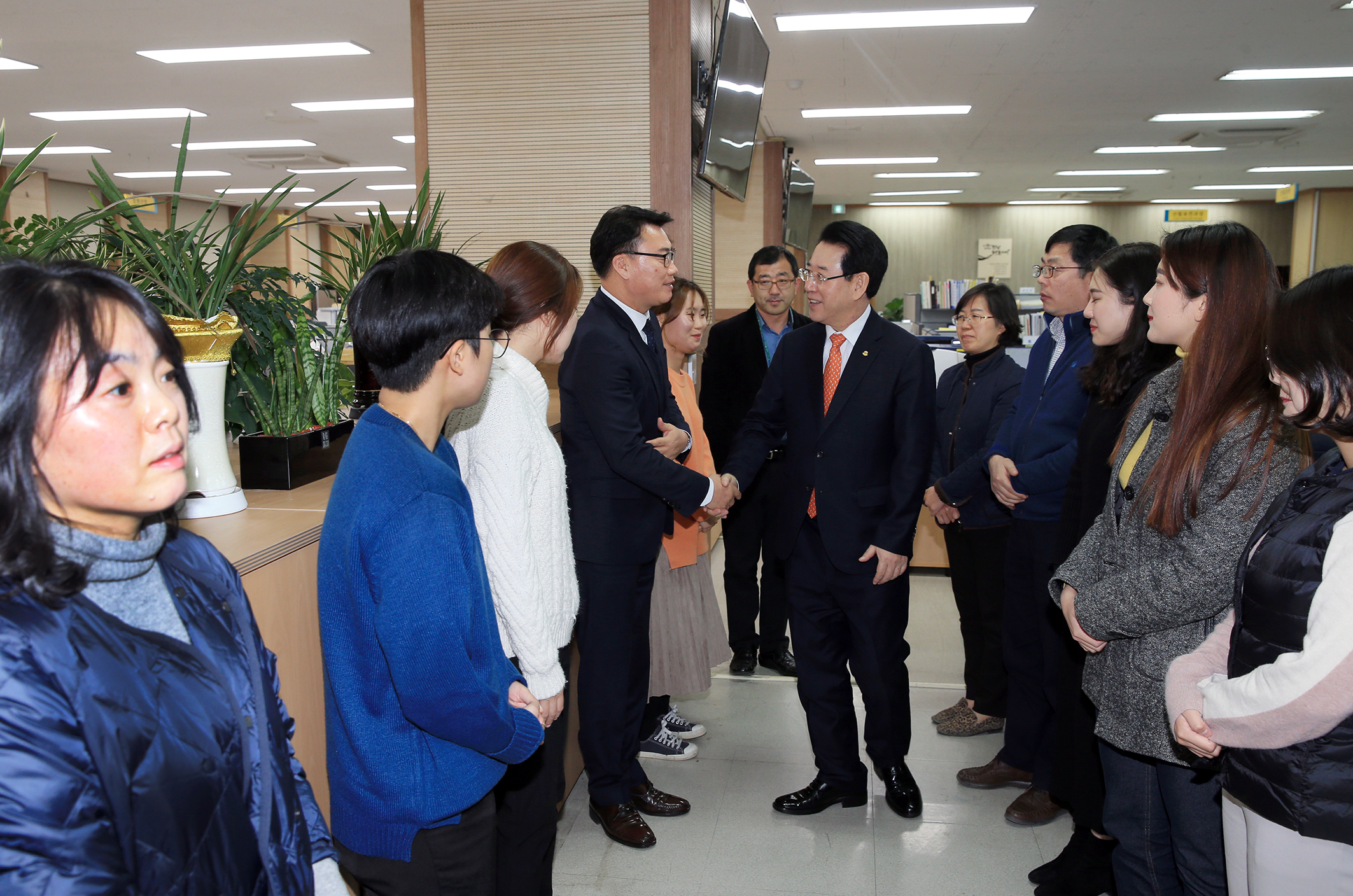 김영록지사 동부지역본부 방문 직원 격려3