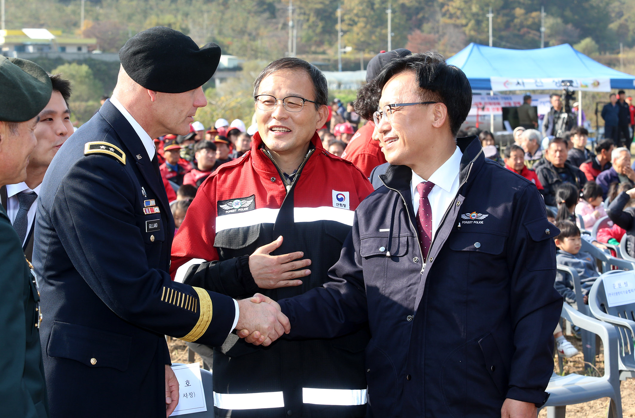2019년 산불진화 합동 시범훈련5