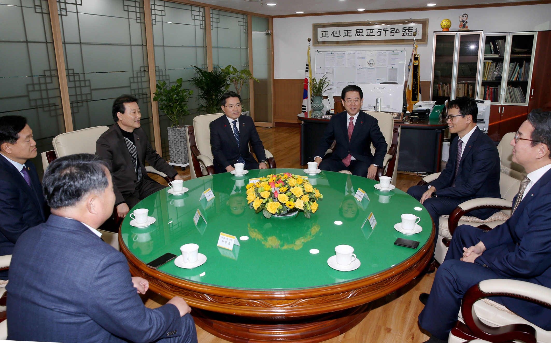 김영록지사 롯데케미칼&GS에너지 합작사 투자협약 체결식 참석4