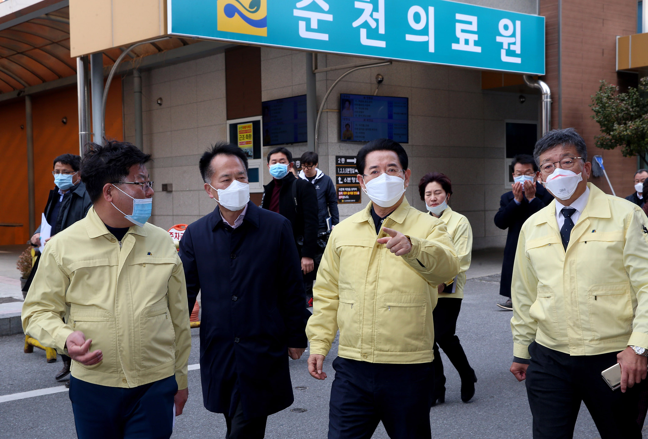 김영록지사 신종코로나 바이러스 감염증  선별진료소 현장방문1