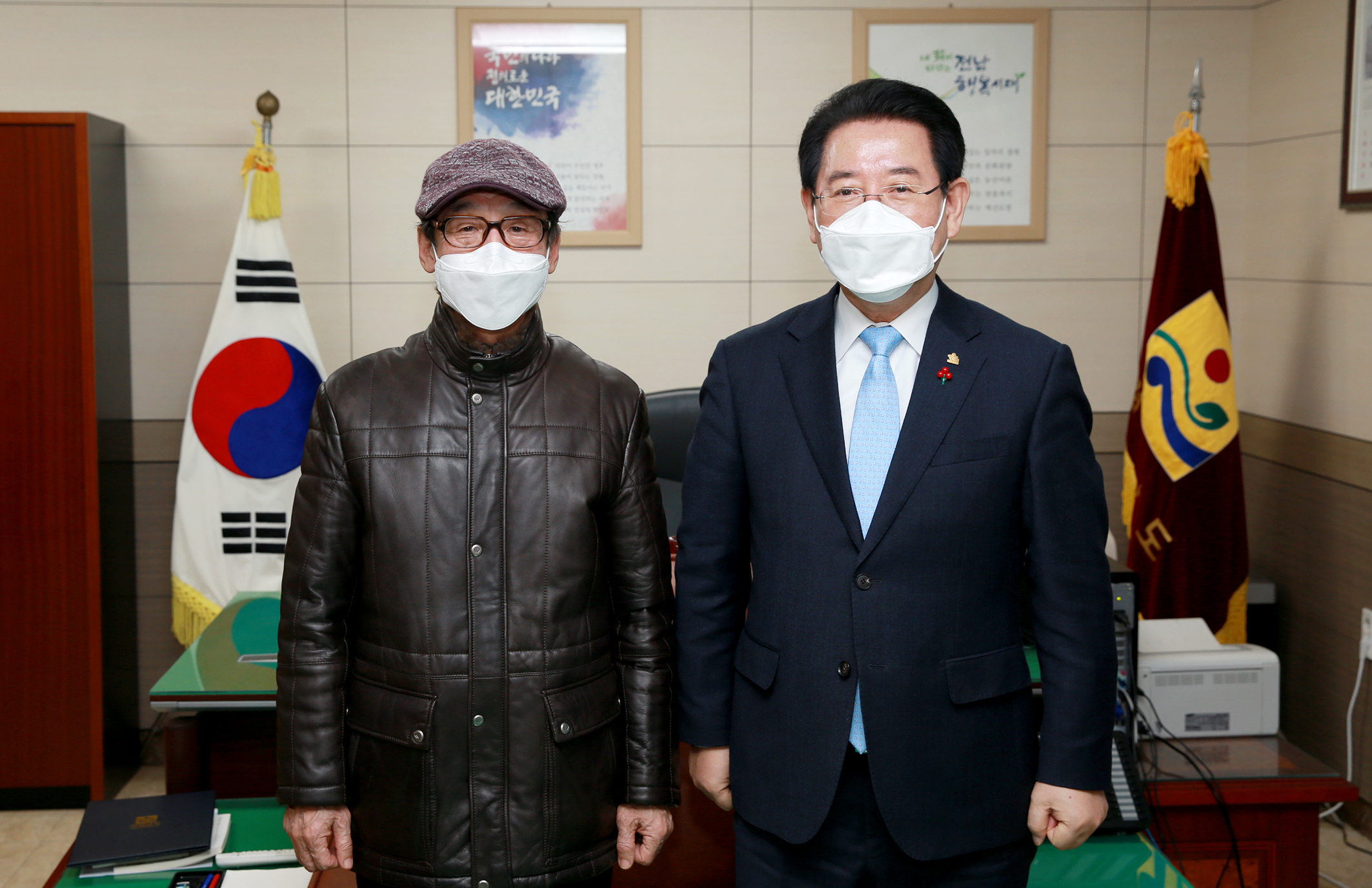 김영록 전남도지사, 매천 황현선생 유물 기탁 협조 요청1