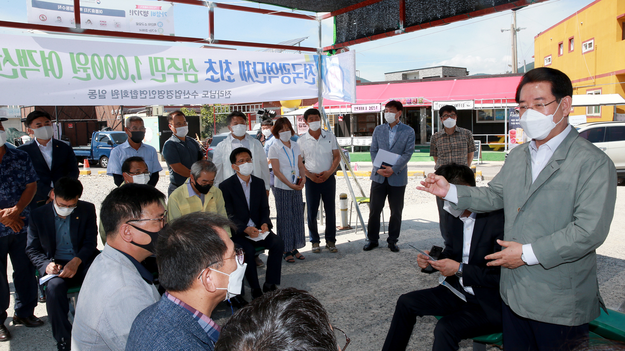김영록지사  여수신기항에서 1000원 여객선  현장점검3
