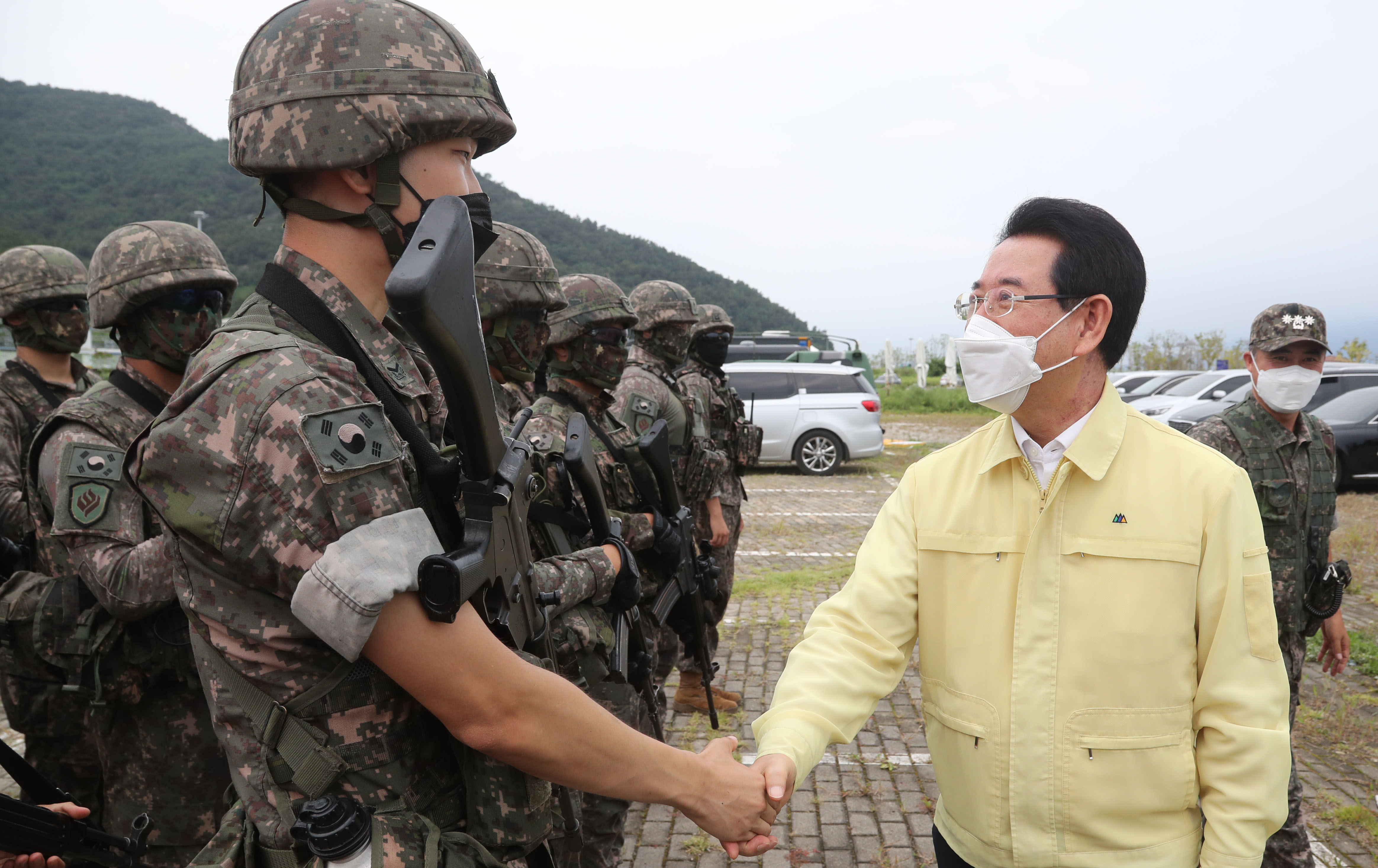 2022 을지연습 여수항만 화생방 드론 테러 실제 대응훈련2
