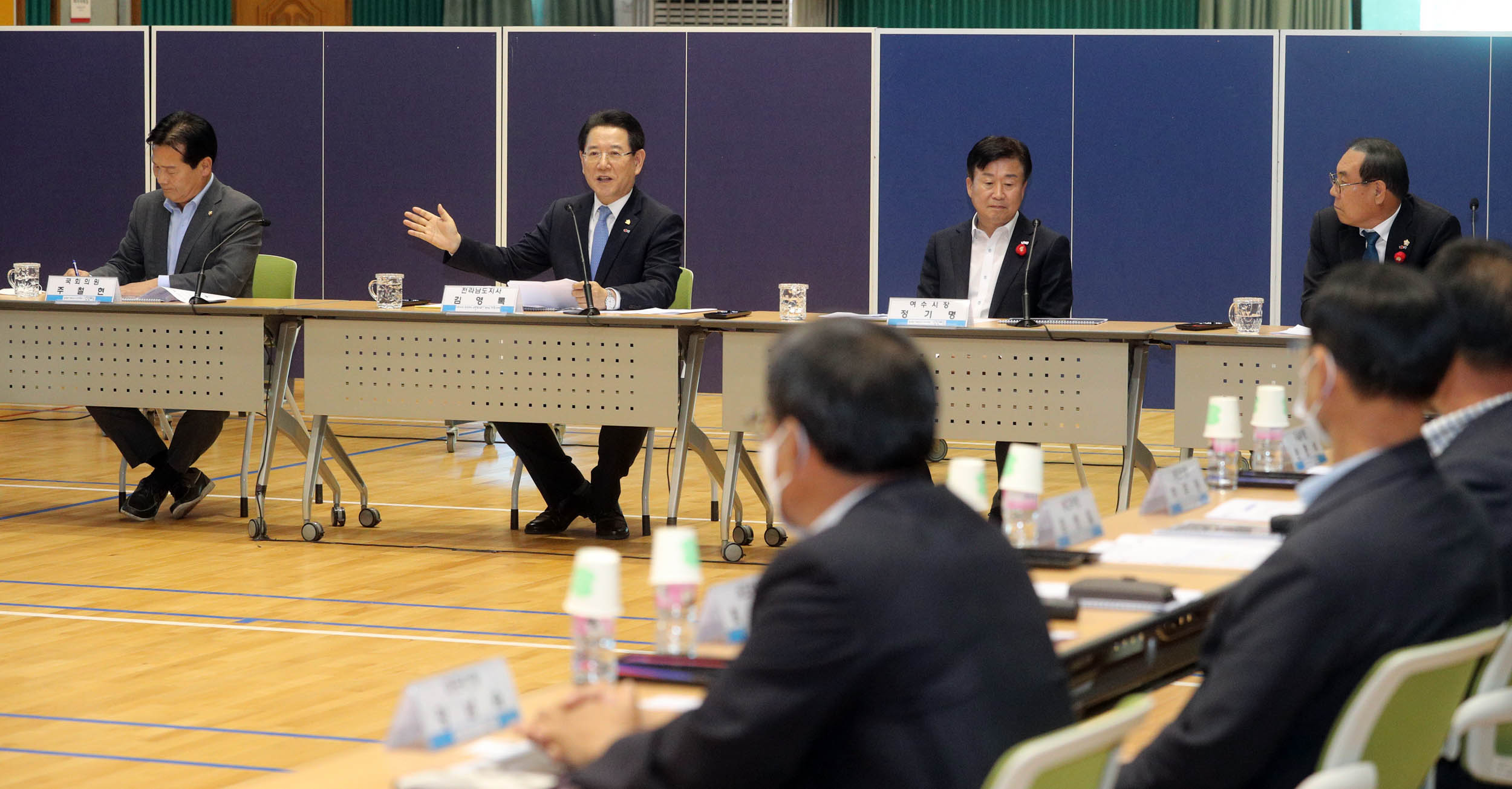 김영록 지사, 여수 금오도 주민과 해상교량 건설 간담회 가져3