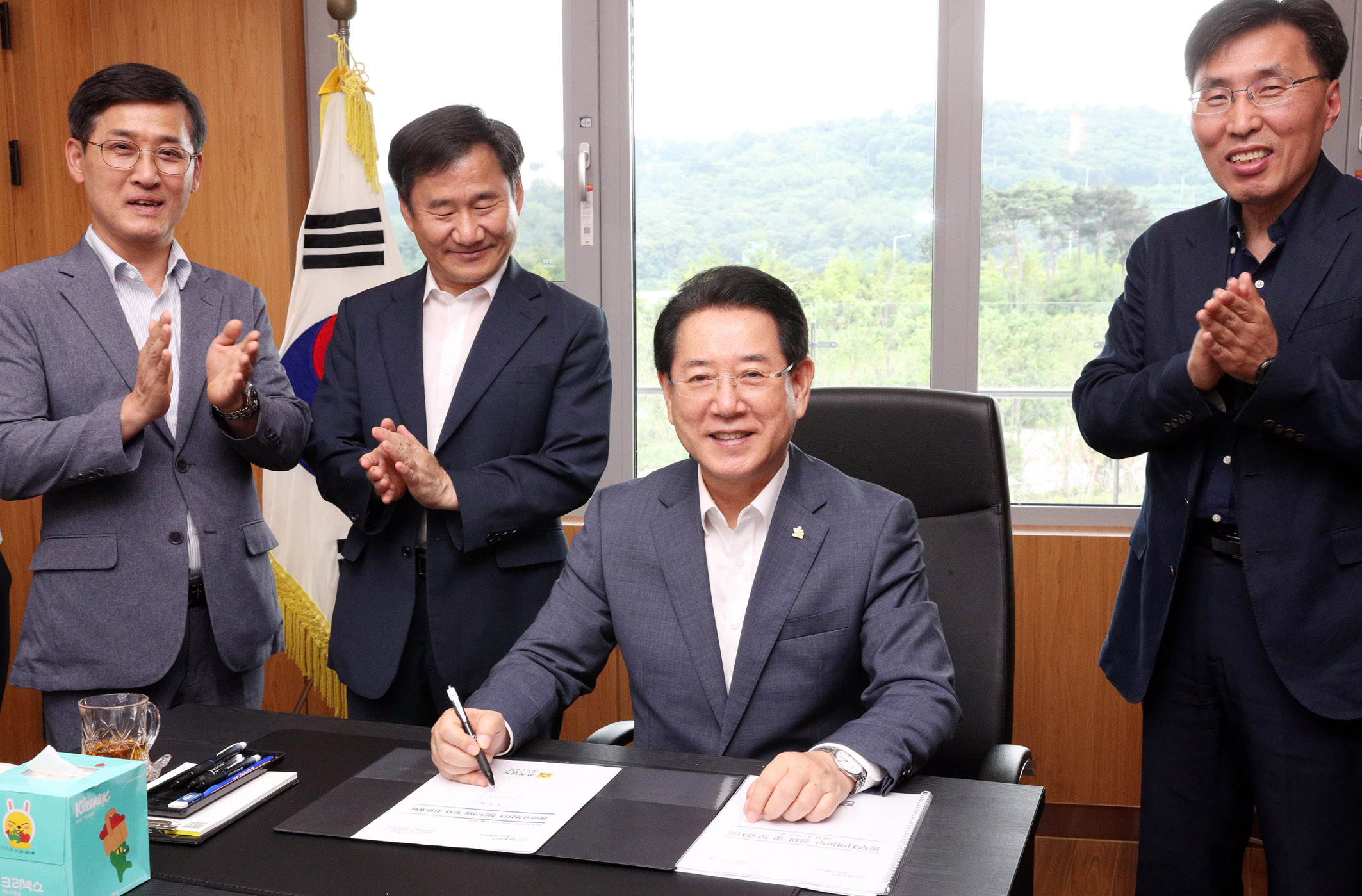 김영록 지사, 동부청사 1호결재 ‘광양국가산단 투자지원’1