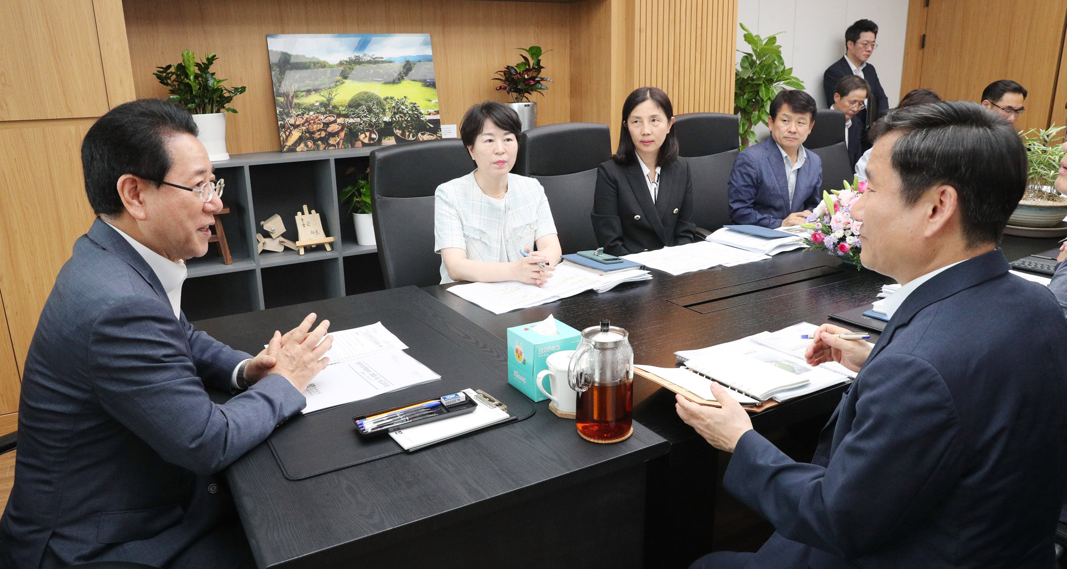 김영록 지사, 동부청사 1호결재 ‘광양국가산단 투자지원’3