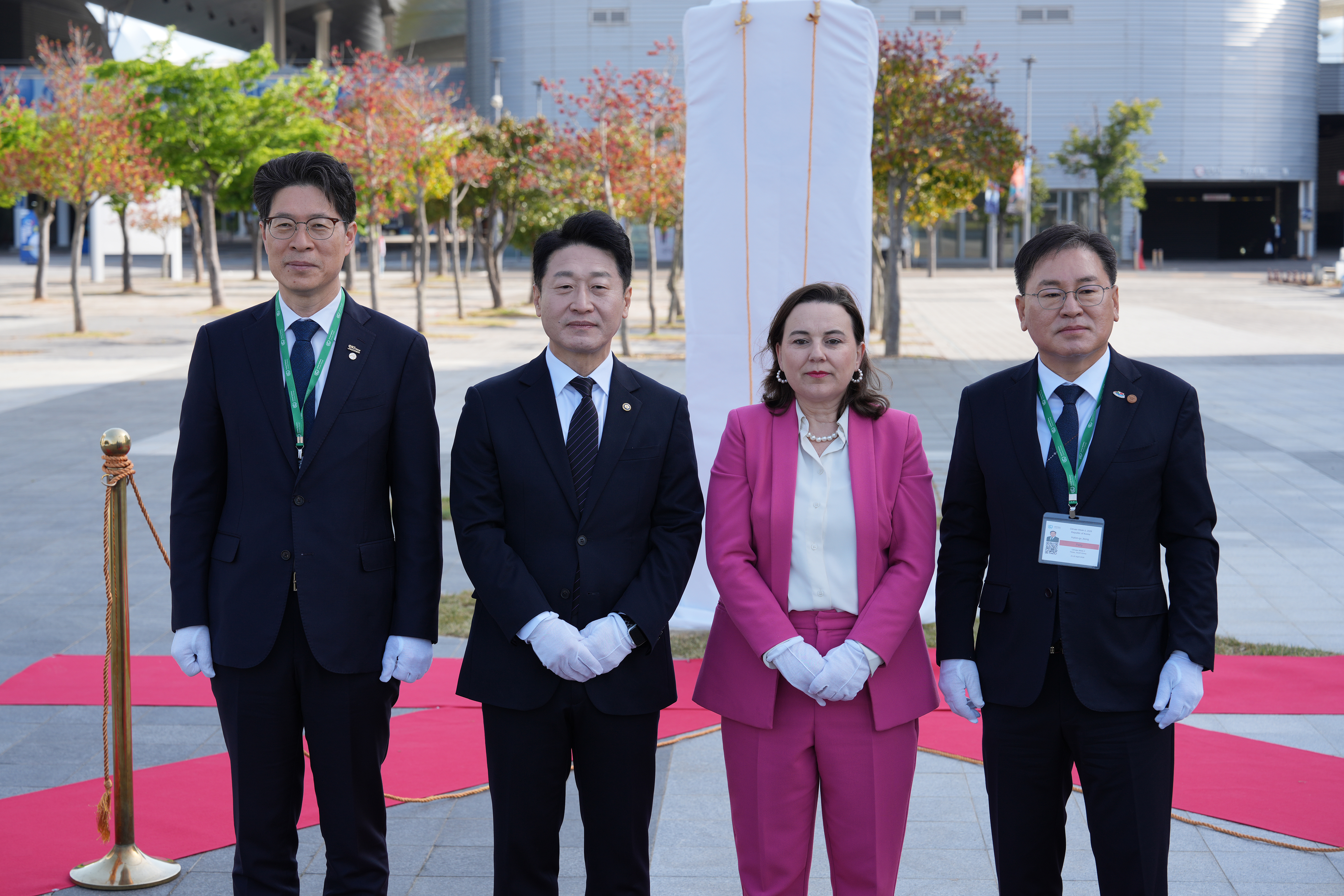 UN 기후주간 기념 상징물 제막식3