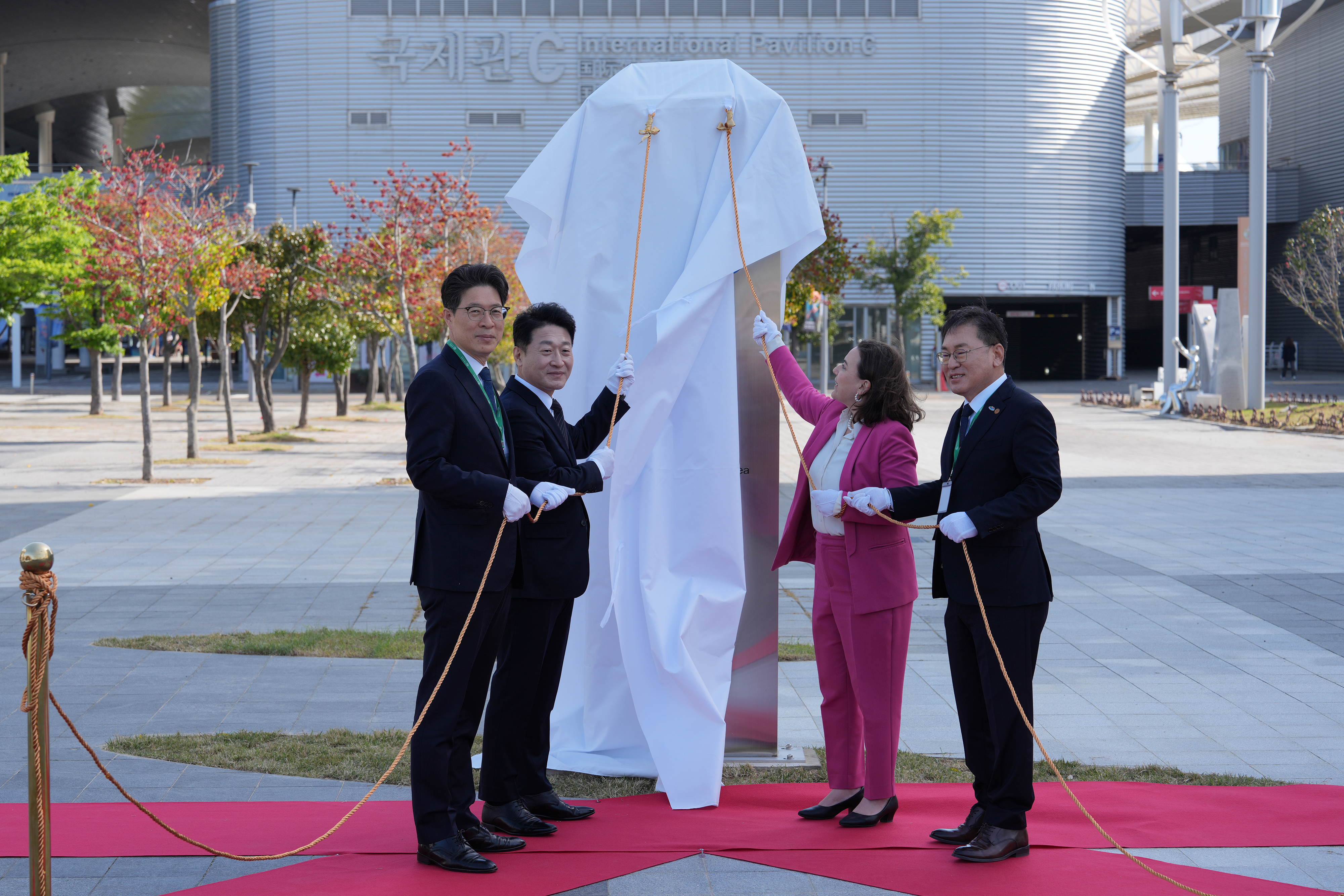 UN 기후주간 기념 상징물 제막식4