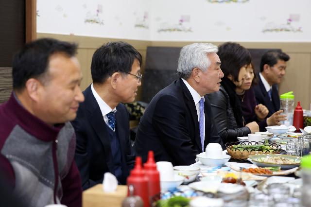 동부권 대한노인회 지회장 초청간담회