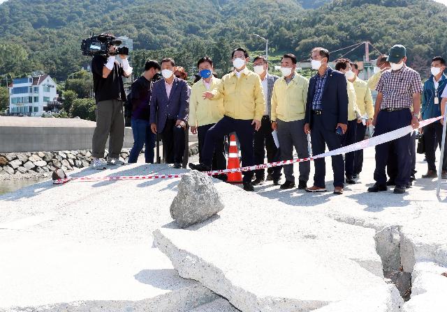김영록지사 여수태풍 피해현장 방문