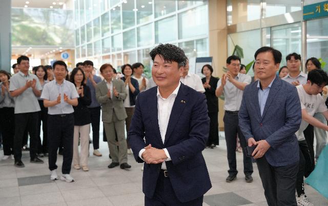 박창환 경제부지사, 동부청사 이임 인사