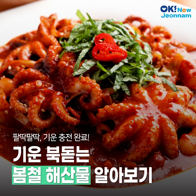 팔딱팔딱, 기운 충전 완료! 기운 북돋는 봄철 해산물 알아보기