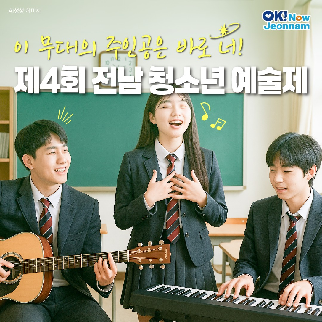 이 무대의 주인공은 바로 너! 제4회 전남 청소년 예술제
