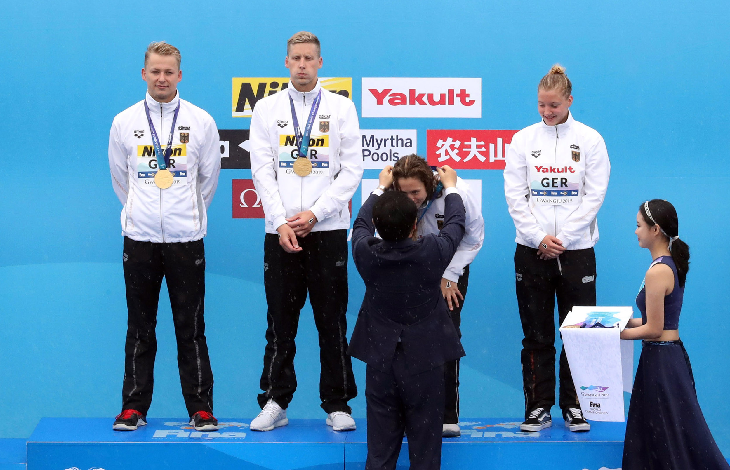 2019광주세계수영선수권대회 오픈워터경기 시상1