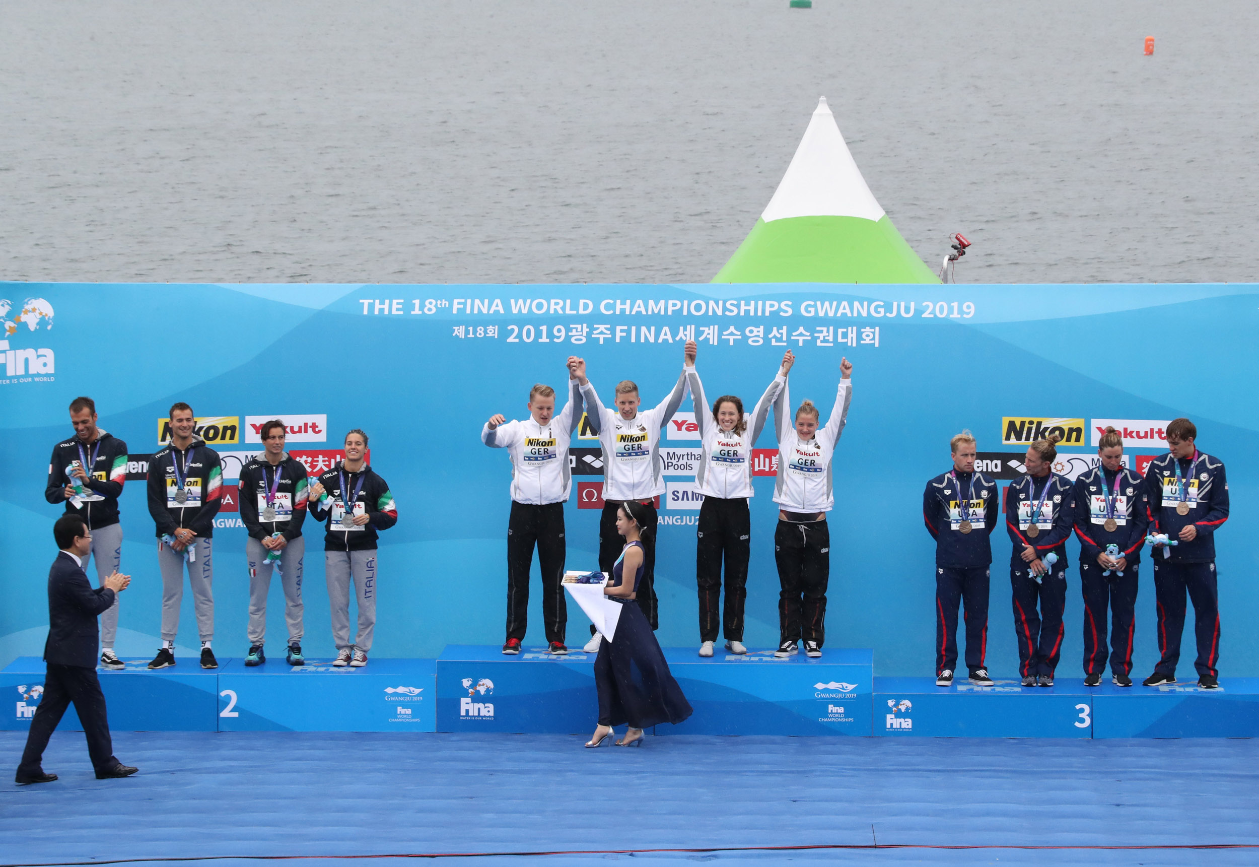 2019광주세계수영선수권대회 오픈워터경기 시상4