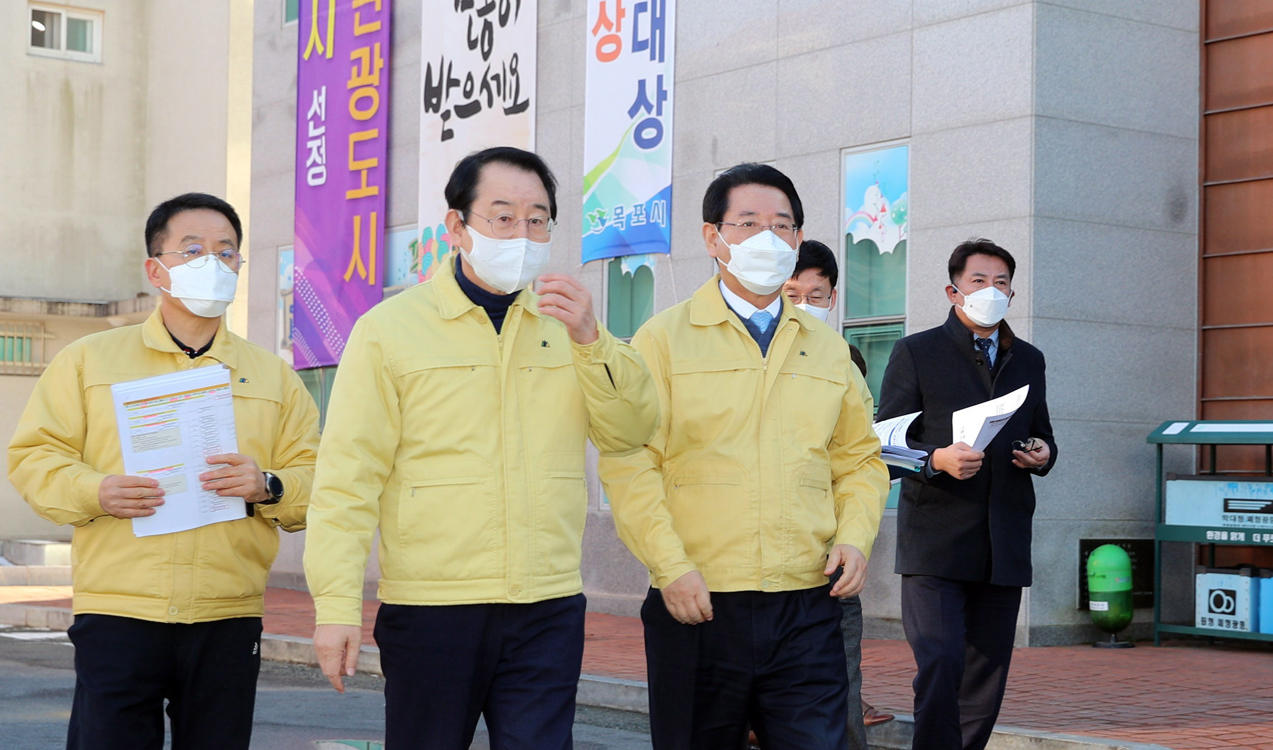 목포시 부주동 행정복지센터 코로나 선별검사소 방문2