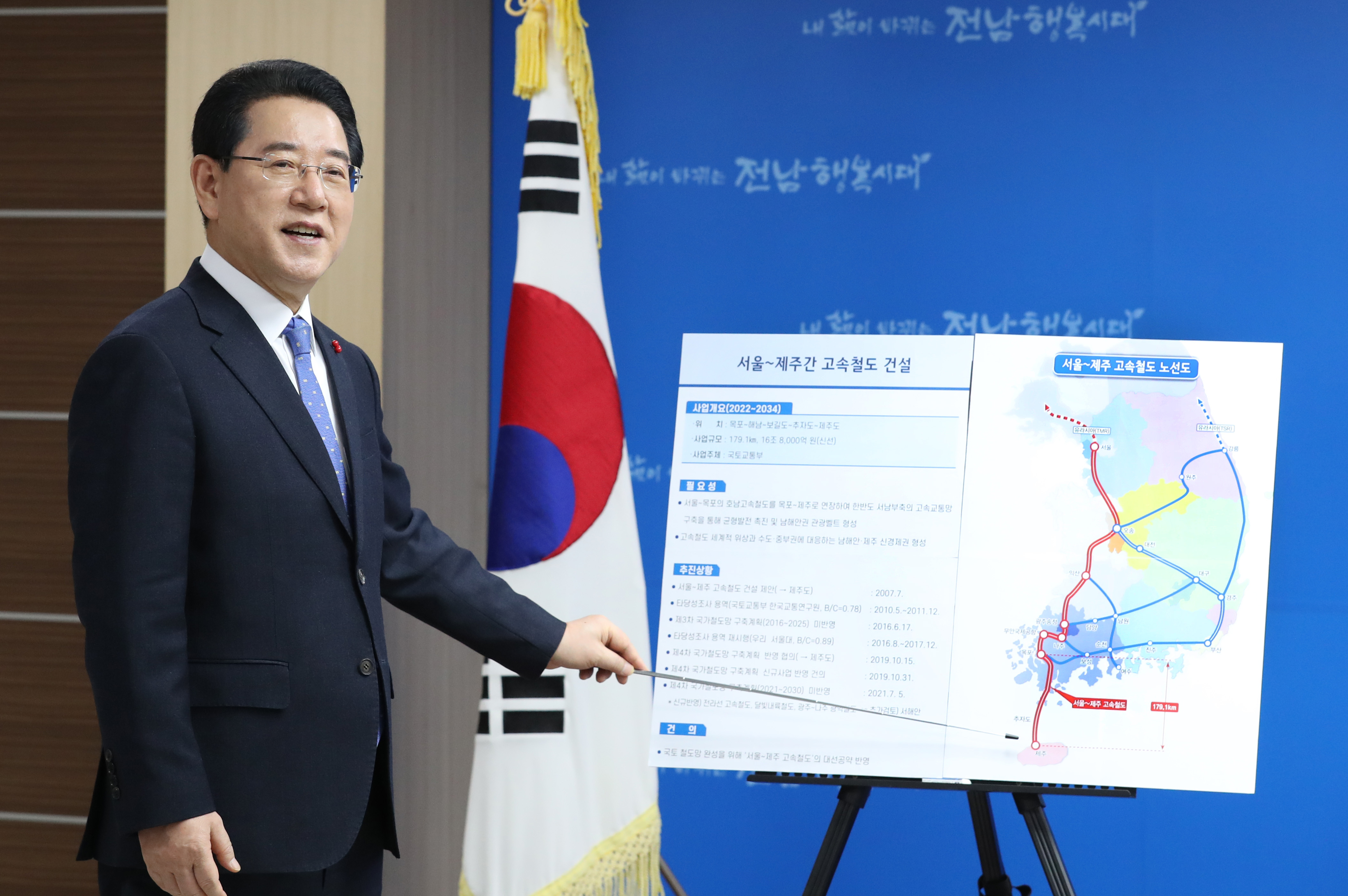 ‘서울-제주 고속철도’ 건설 제20대 대선공약 반영 건의문 발표1