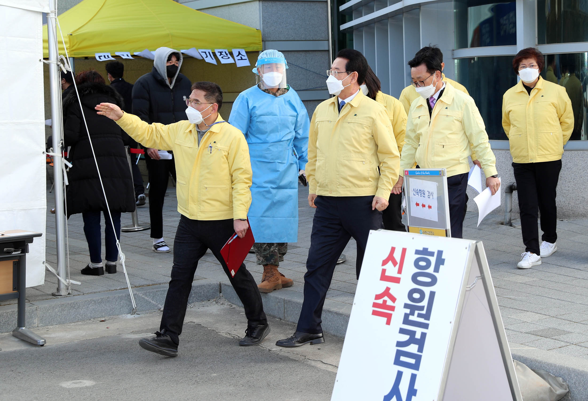 순천보건소 코로나선별진료소 방문2