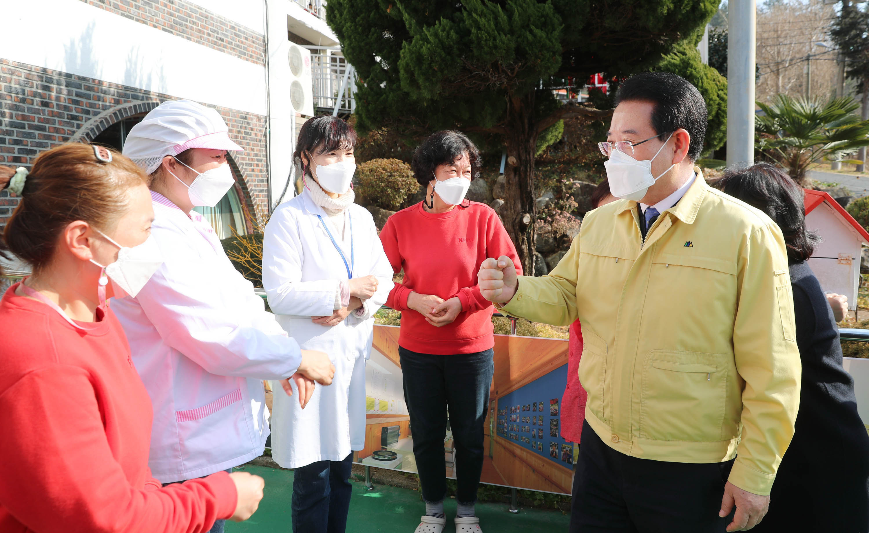 설 맞이 노인요양시설 여수 양지요양원 방문2