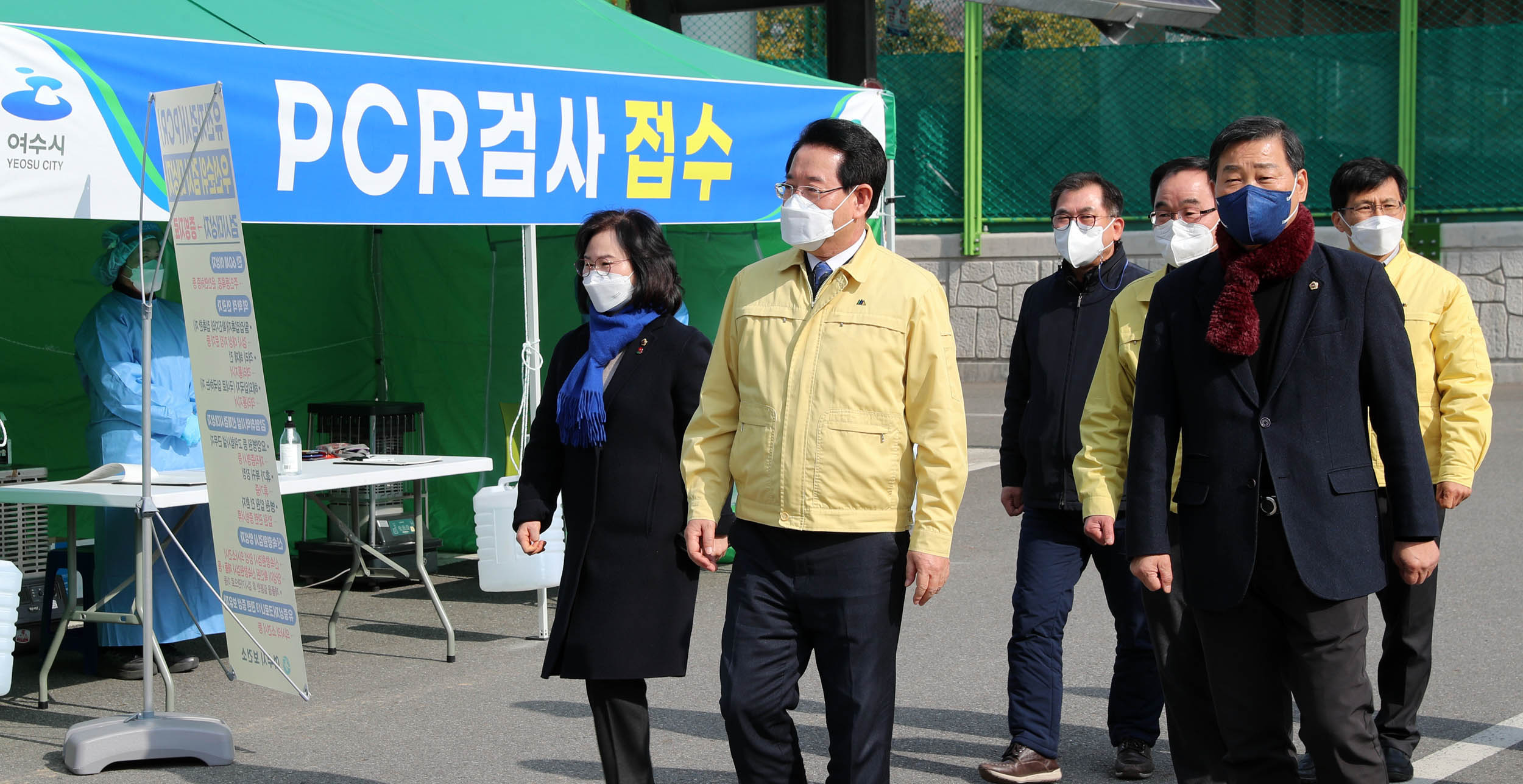 여수시보건소 선별검사소 방문1