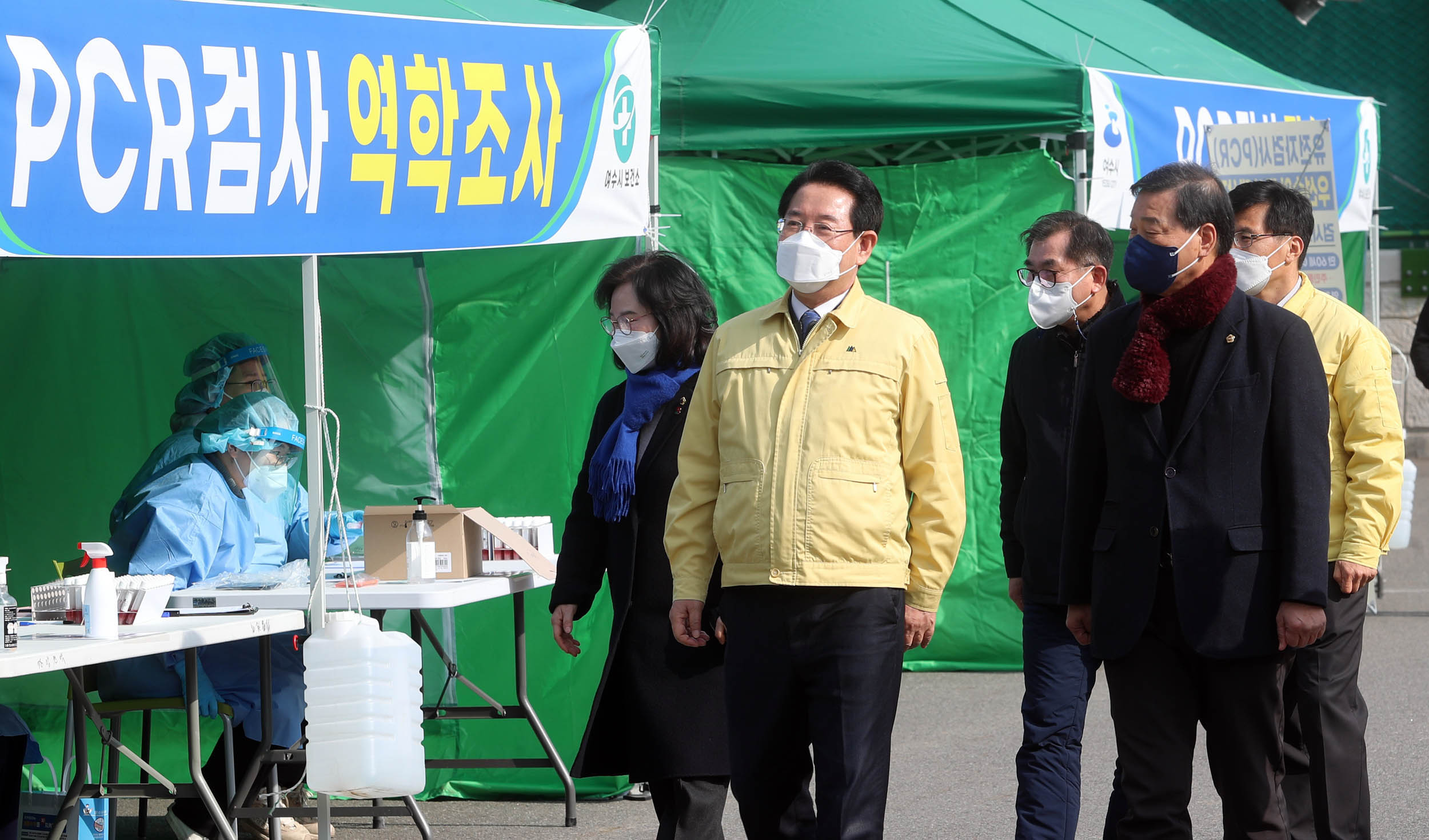 여수시보건소 선별검사소 방문2