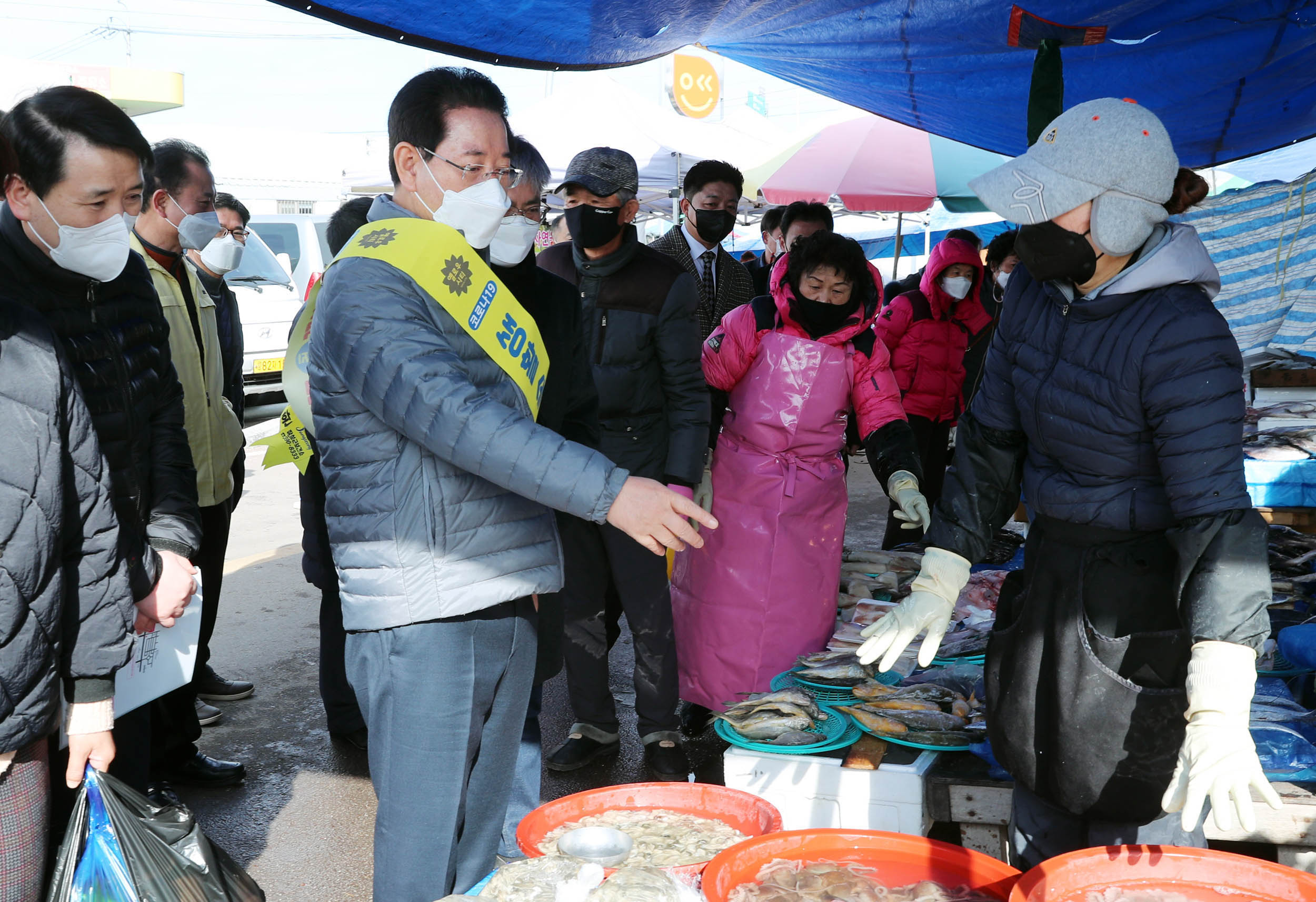 장성 황룡전통시장 방문2