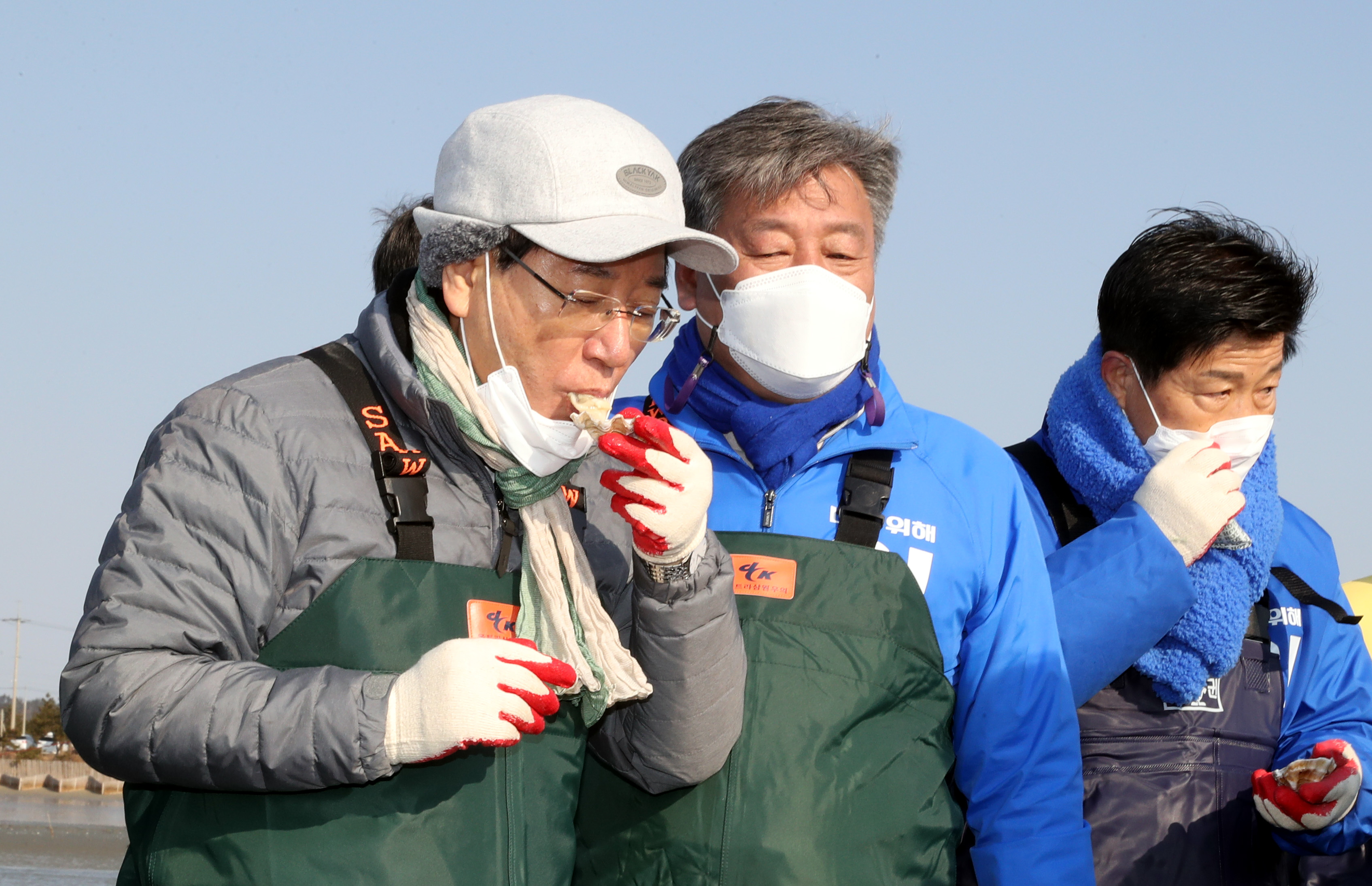 신안 친환경 개체굴 양식장 현장 방문2