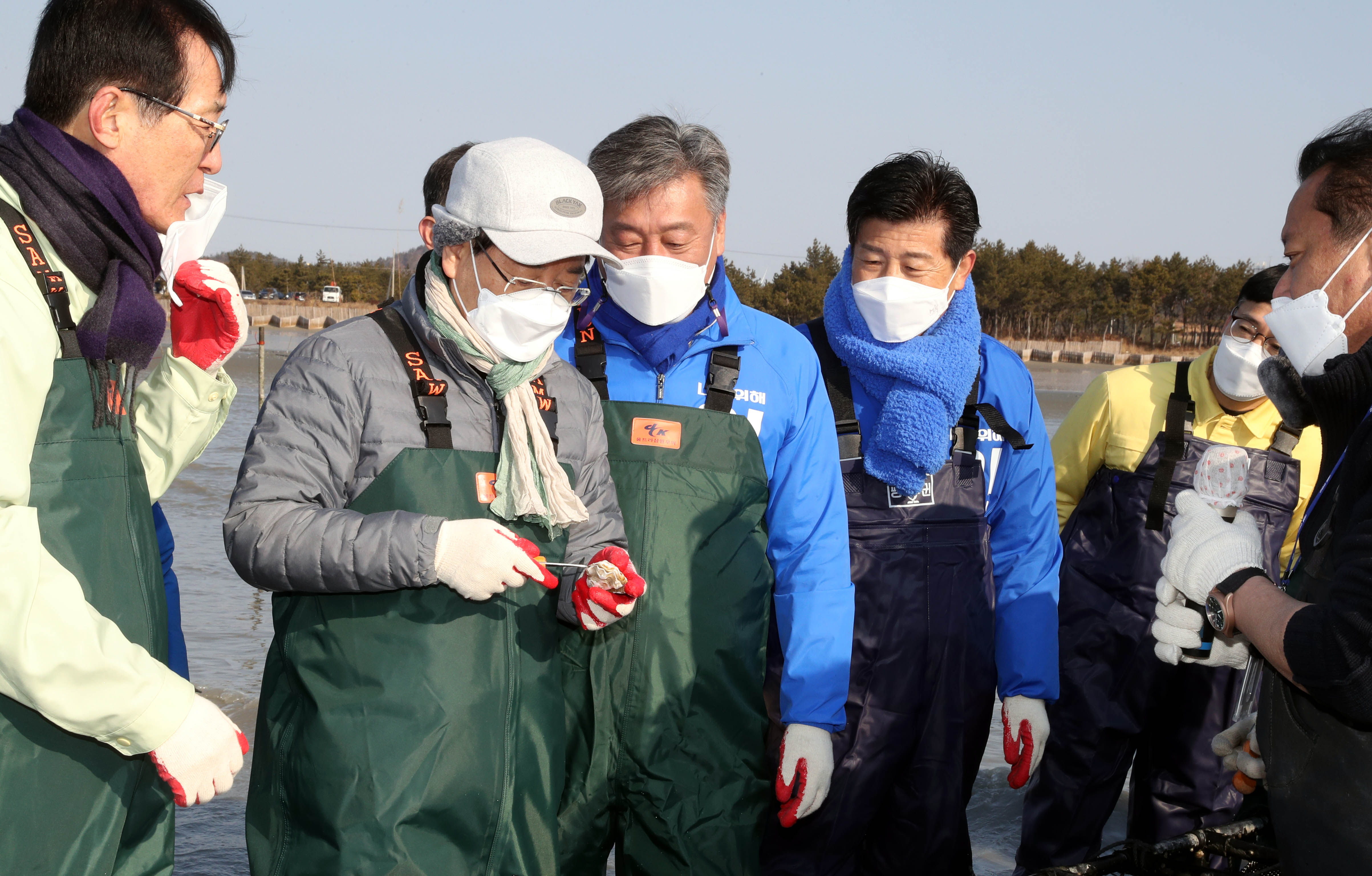 신안 친환경 개체굴 양식장 현장 방문3