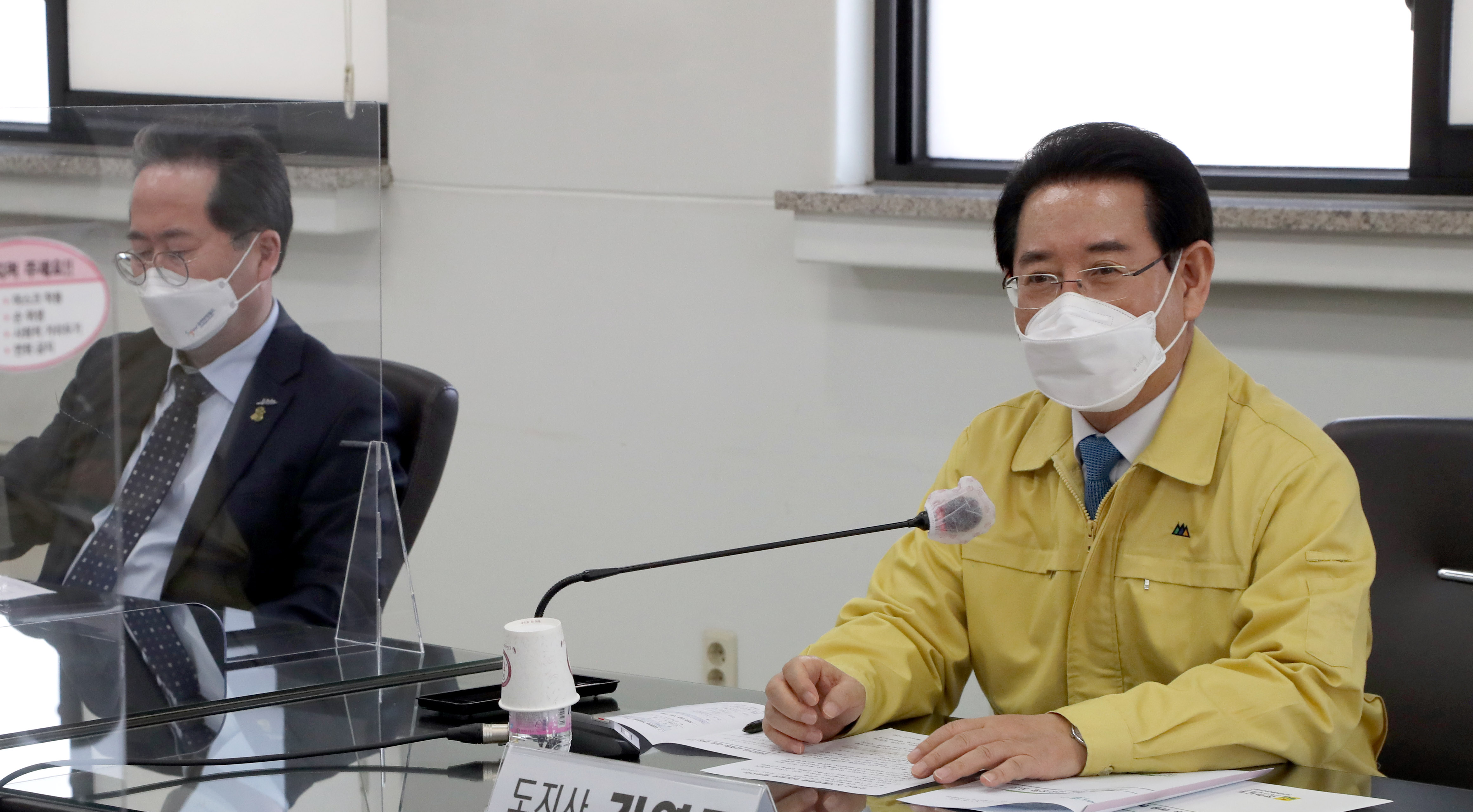 순천 성가롤로병원 코로나19 감염병 대응 현장 방문2