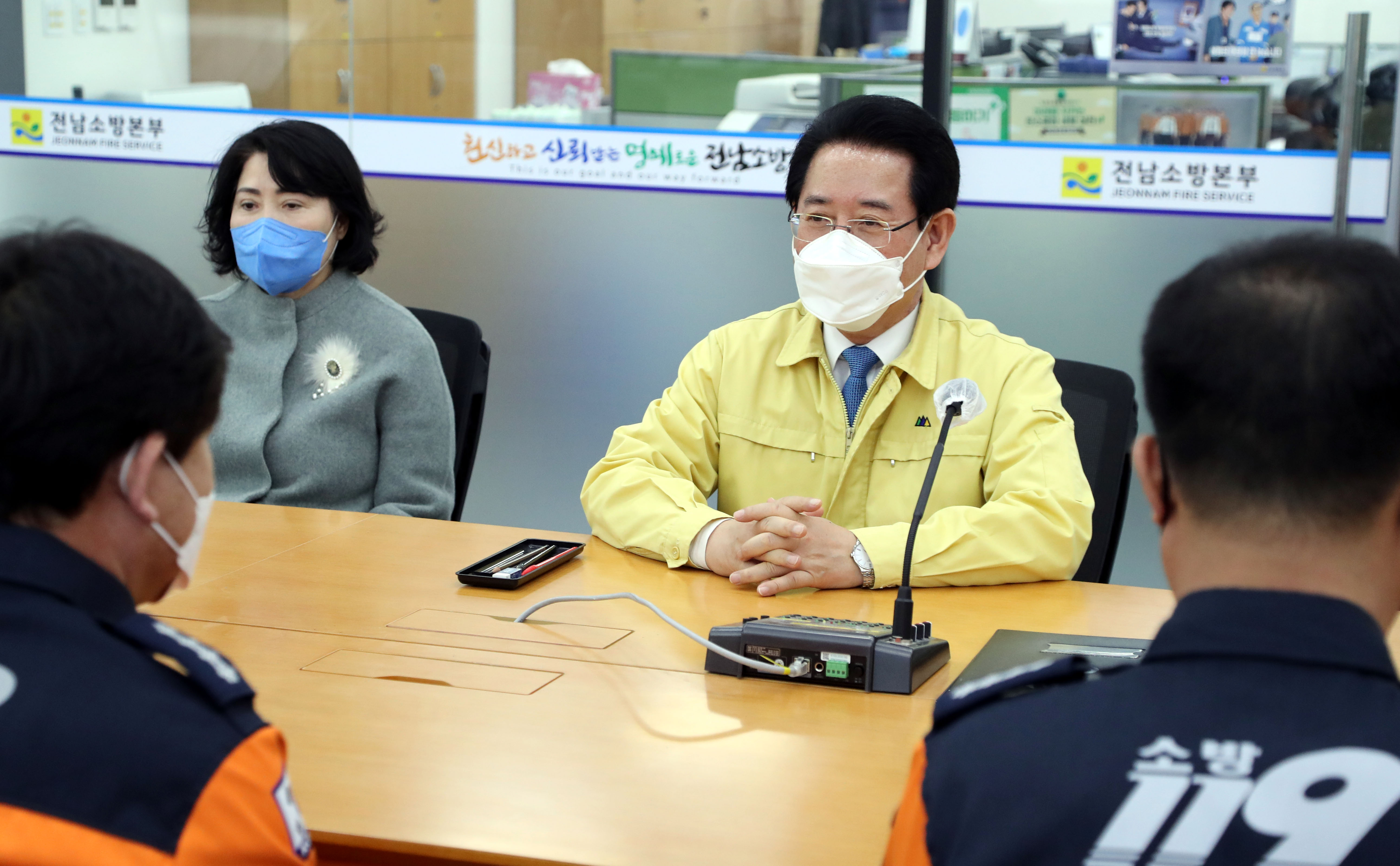 전남 소방본부 코로나19 대응상황 점검4