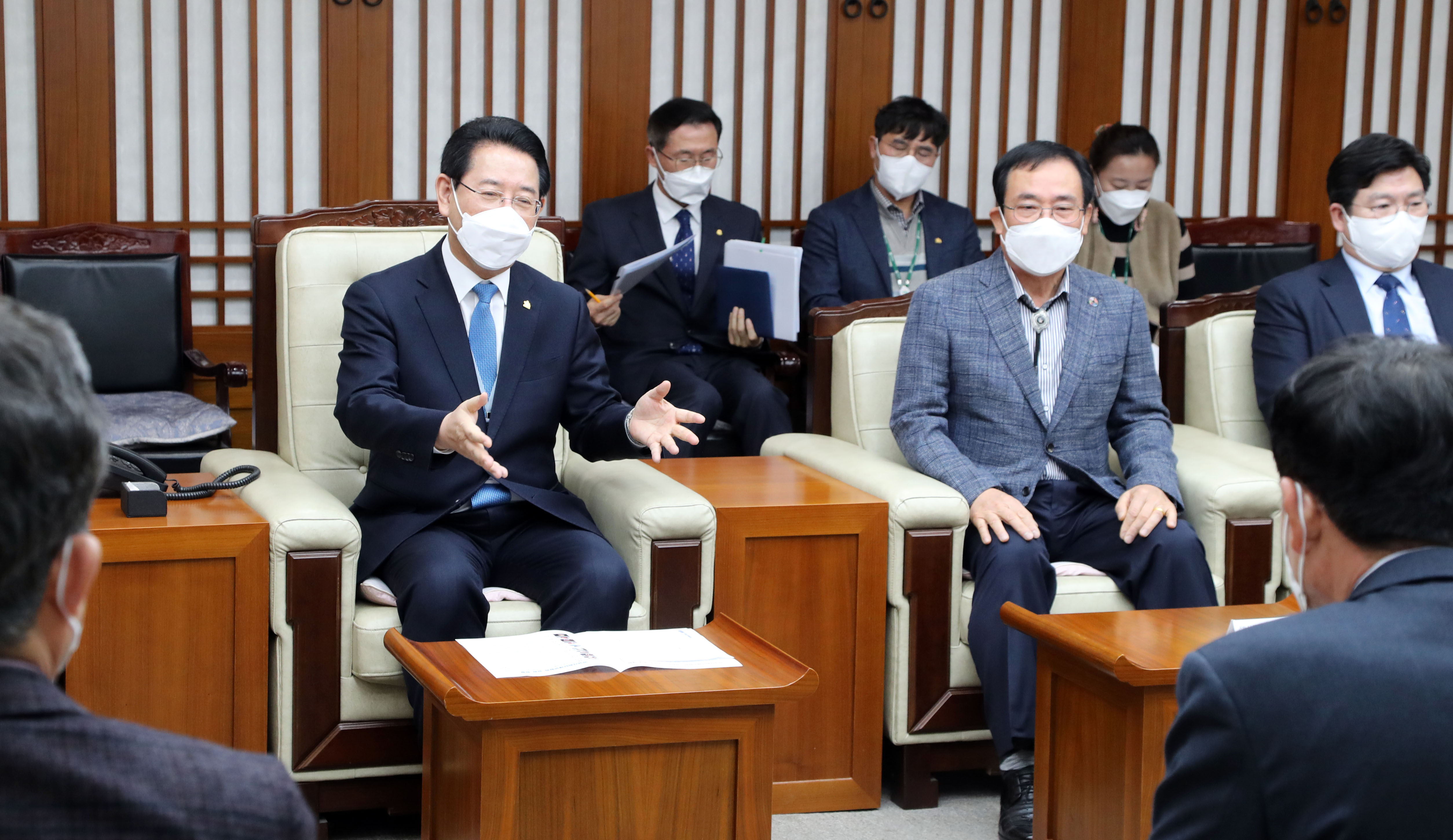 전남사회단체연합회 임원진 면담2