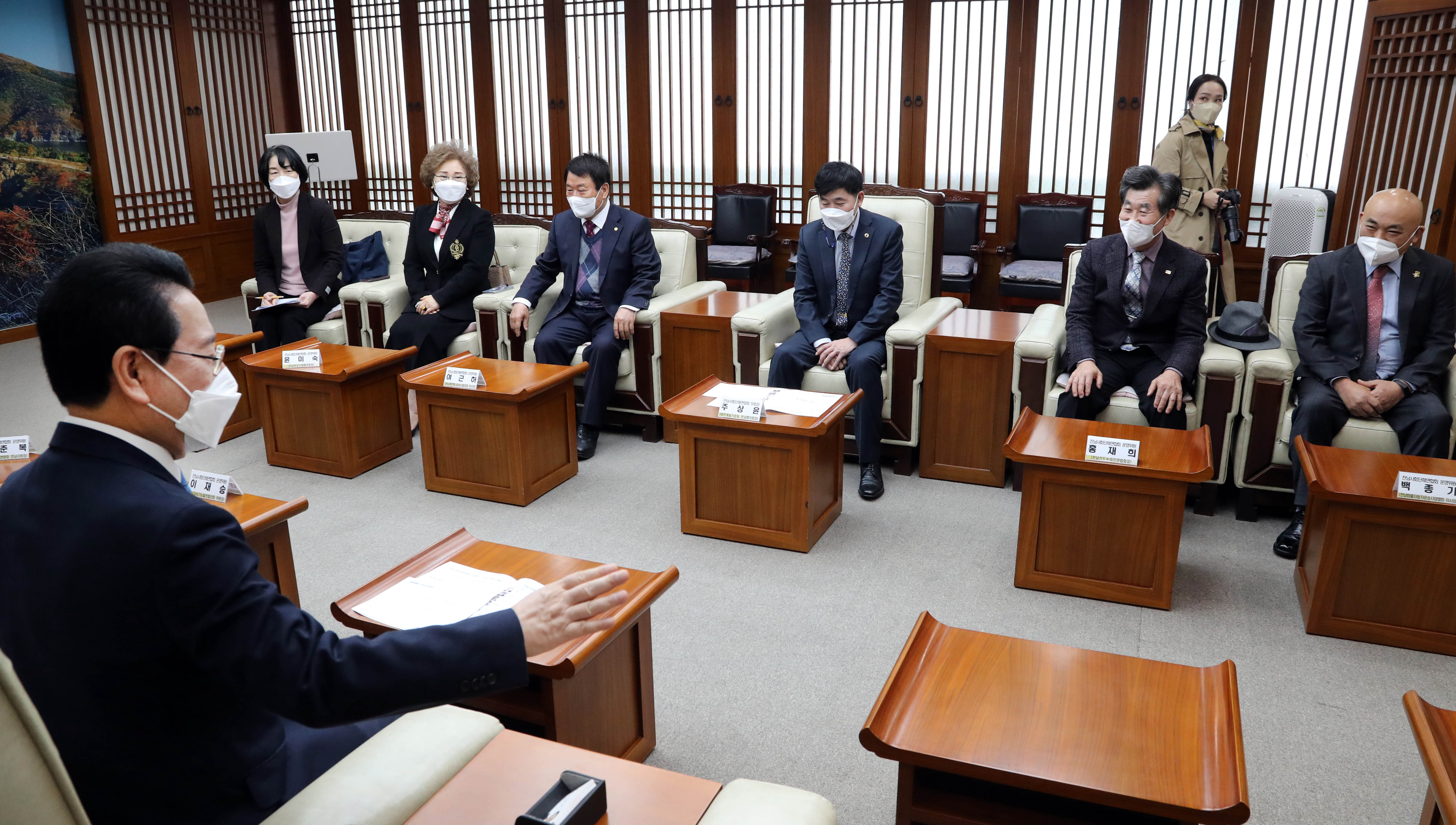 전남사회단체연합회 임원진 면담3