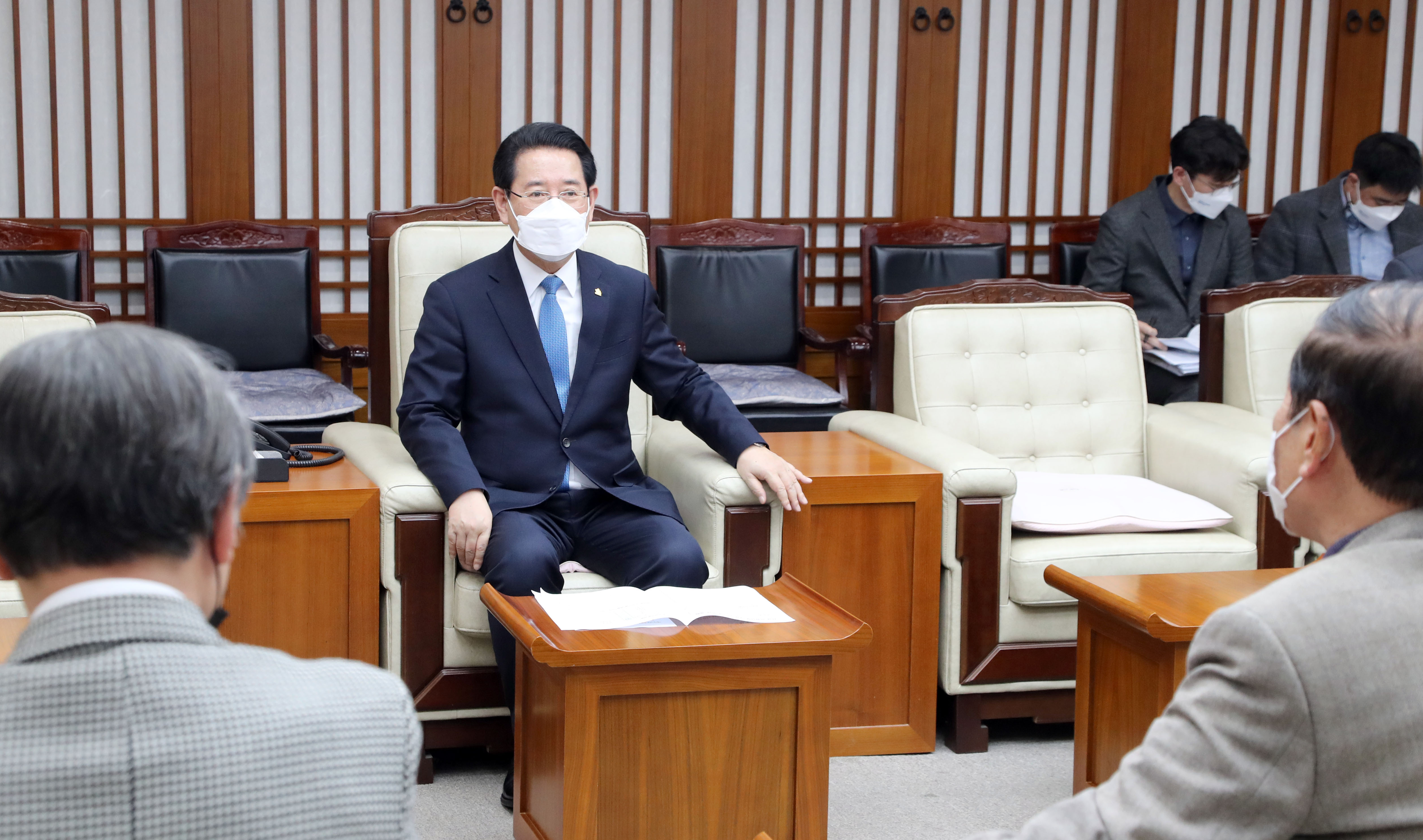 전남 유림단체 대표 면담2