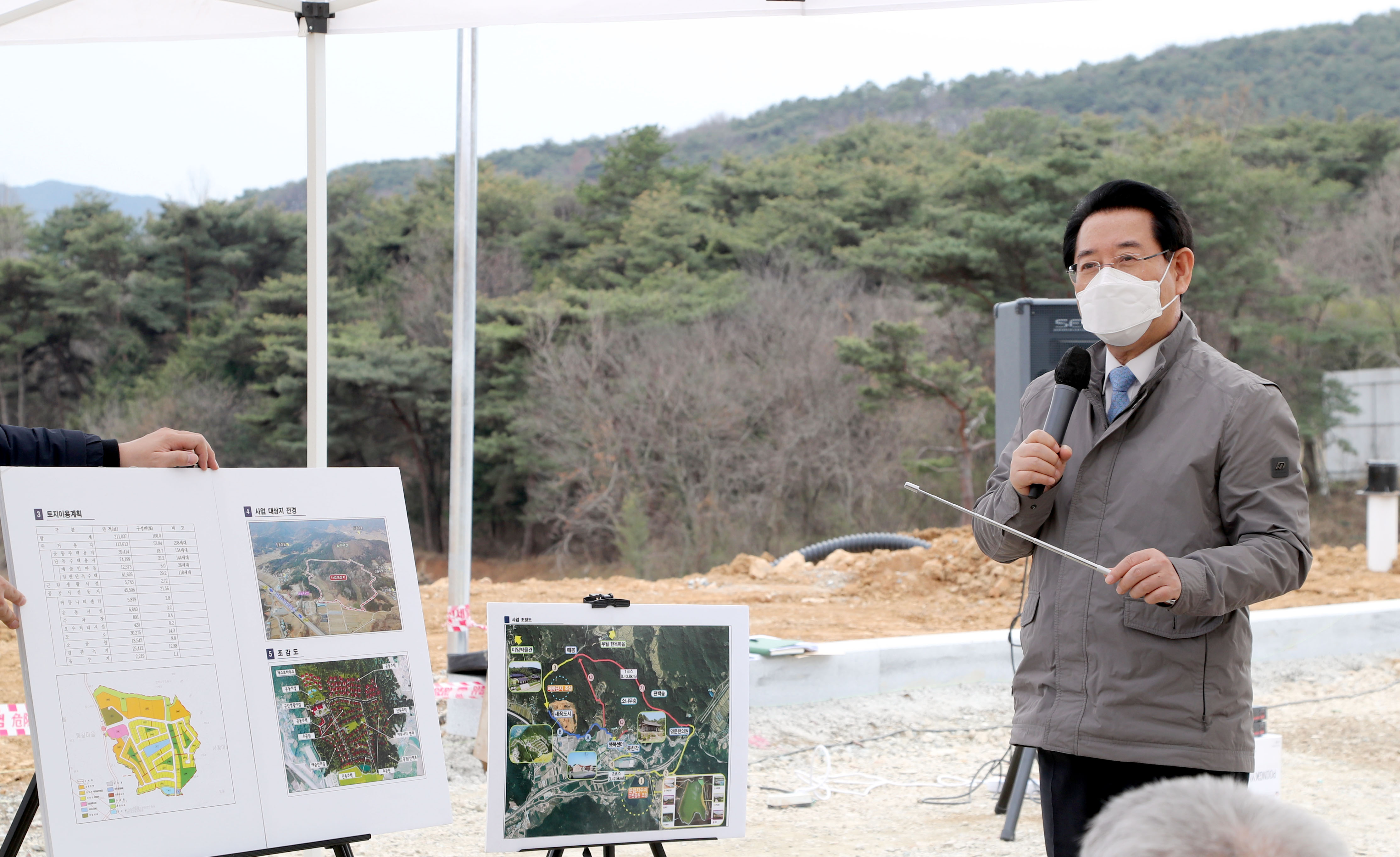 담양 매산지구 새꿈도시 건설현장 방문1