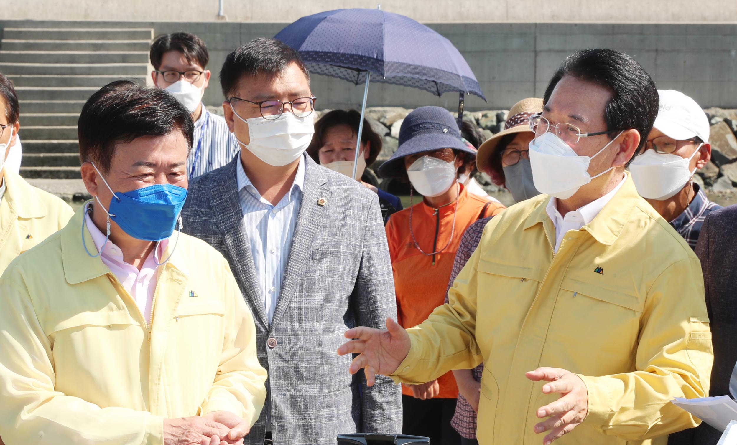 여수 만흥항 제11호 태풍 힌남노 피해현장 방문3