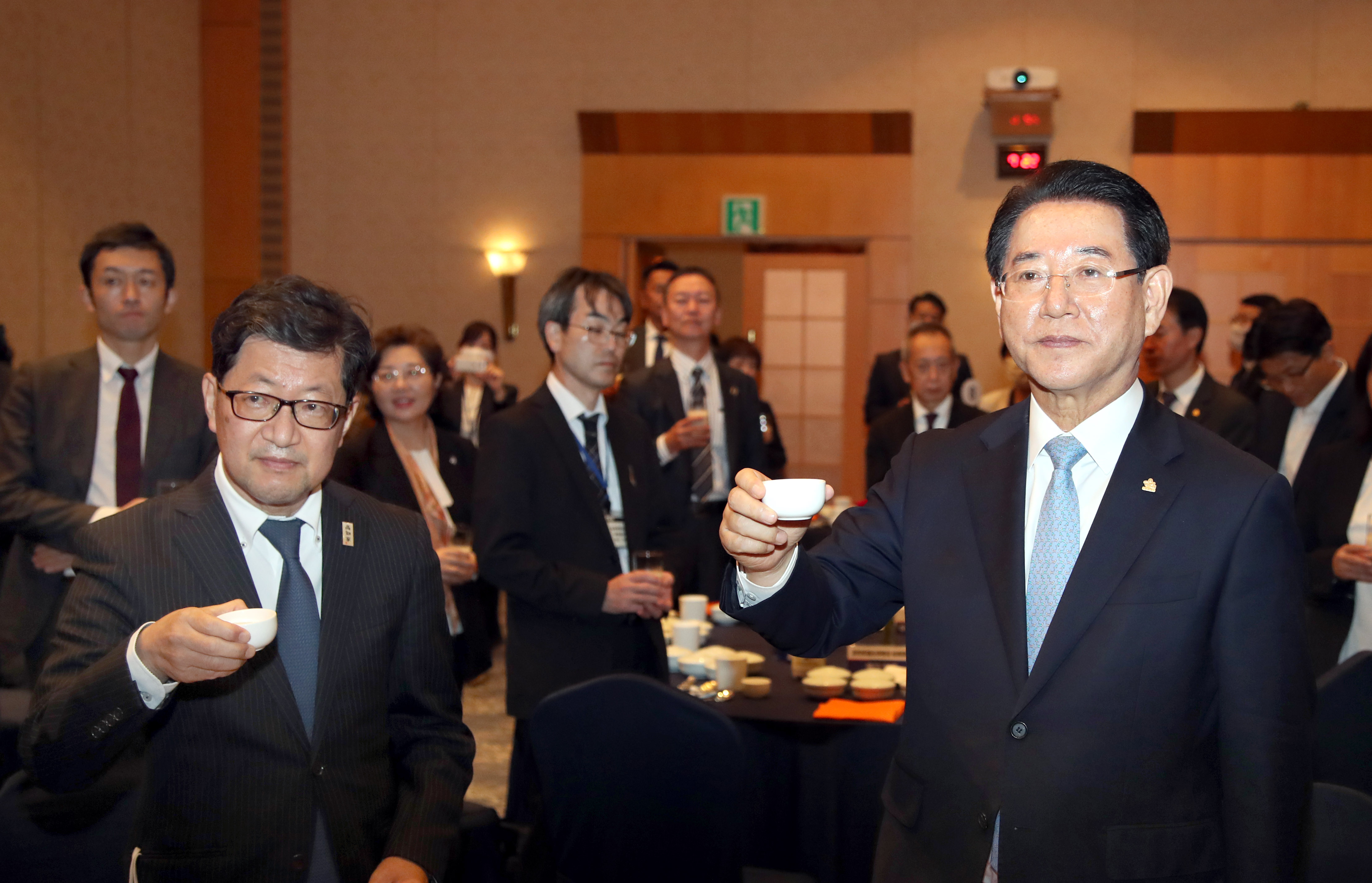 일본 고치현 우호대표단 환영만찬2