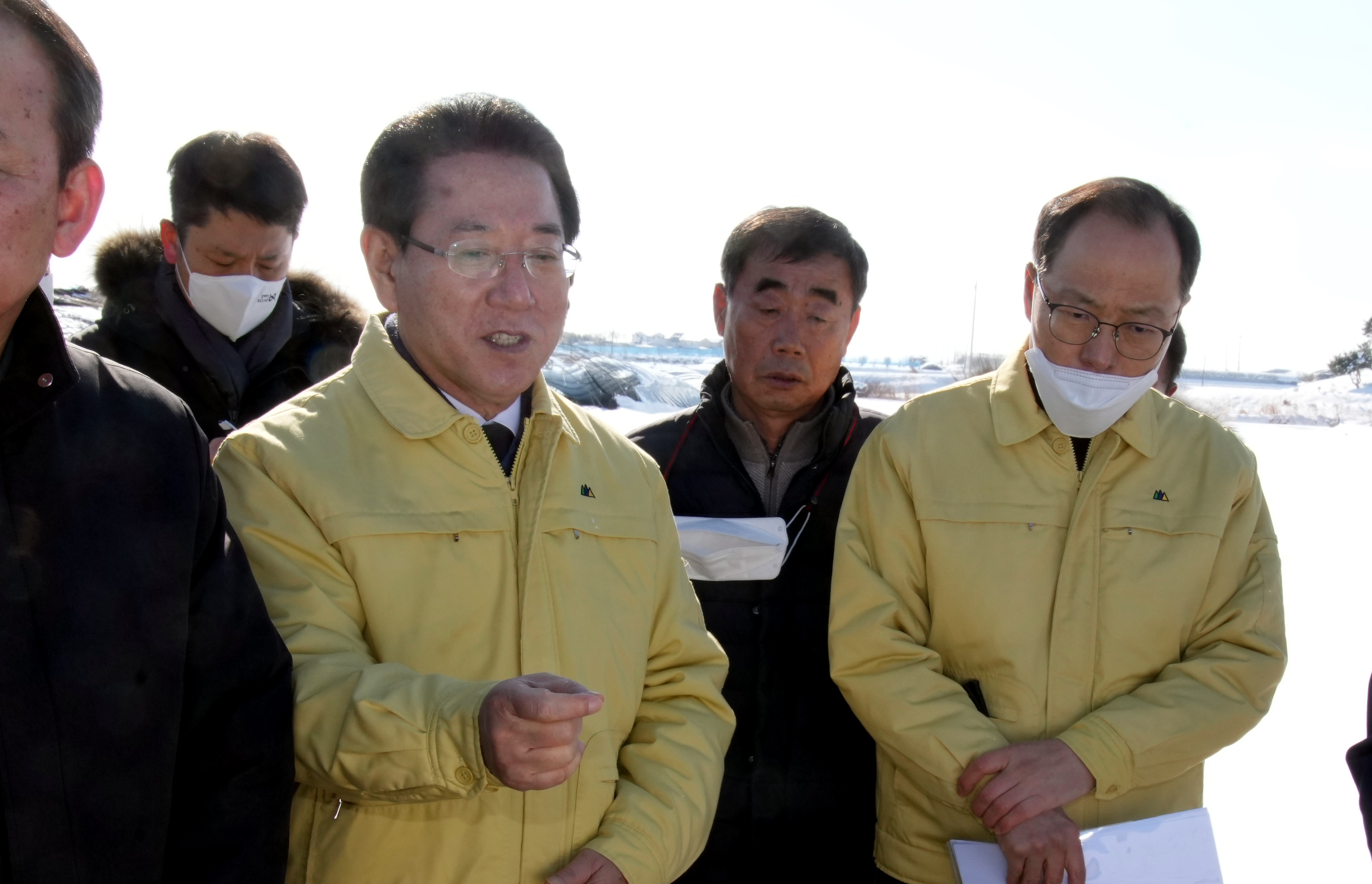 담양 시설하우스 폭설 피해현장 점검6