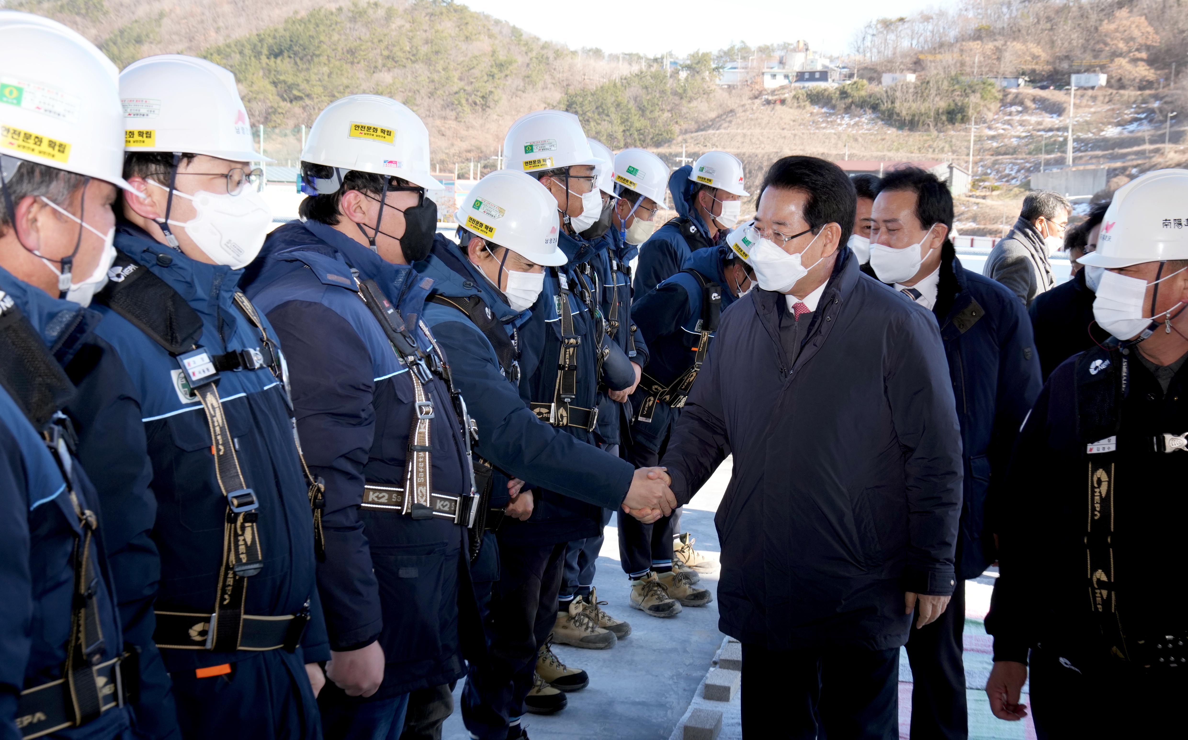 2023년 전국체전 목포종합경기장 건립공사 현장 점검10
