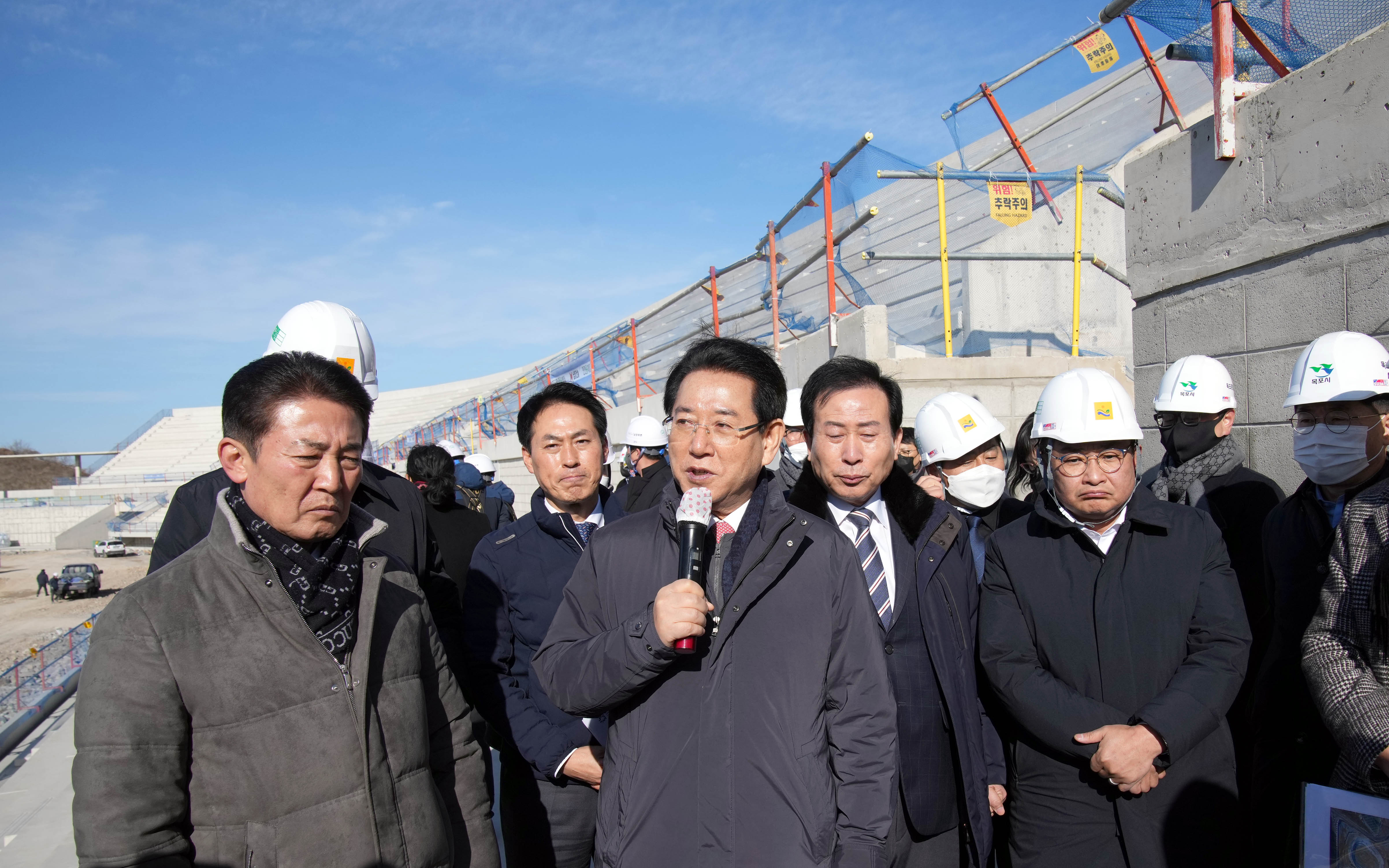 2023년 전국체전 목포종합경기장 건립공사 현장 점검4