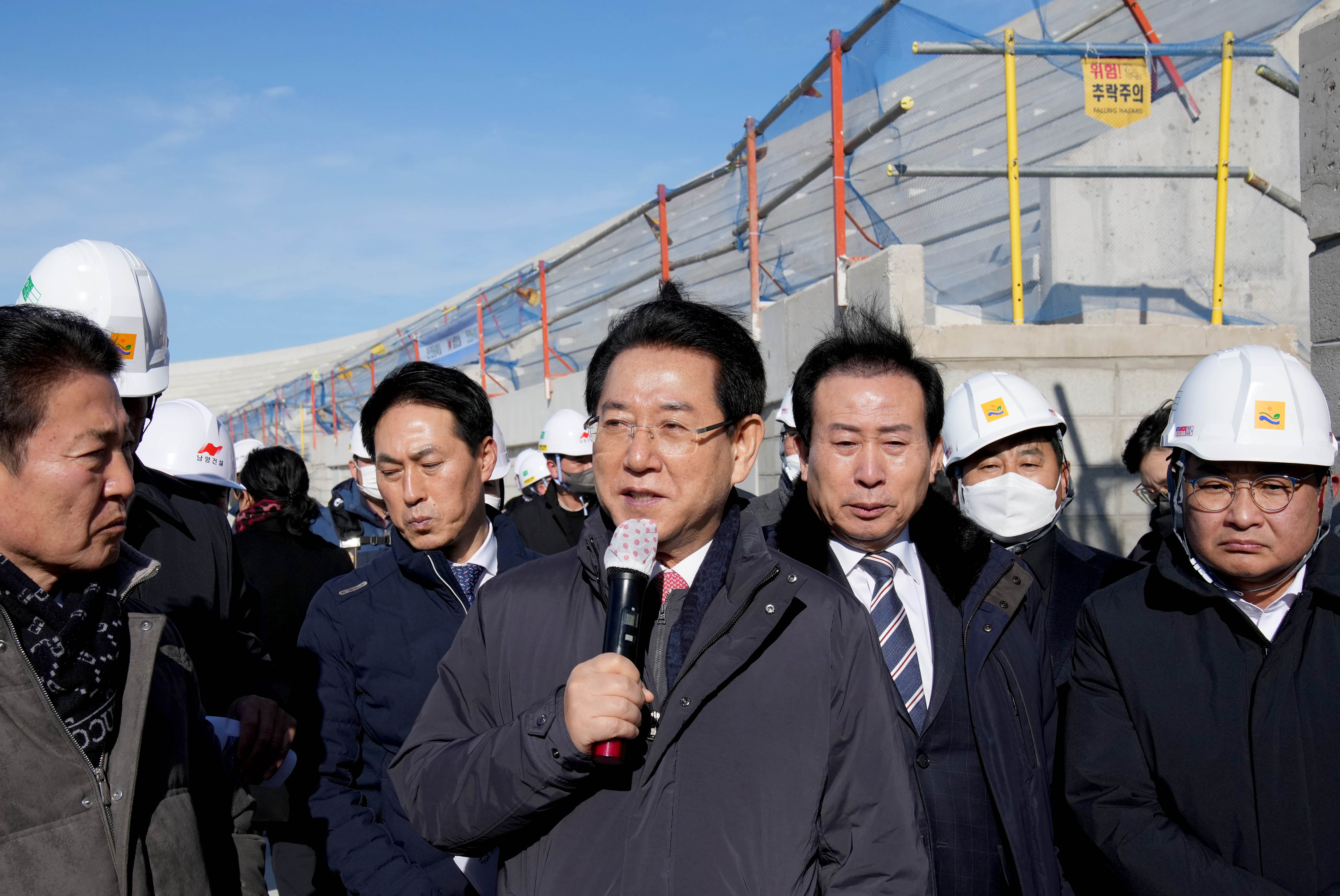 2023년 전국체전 목포종합경기장 건립공사 현장 점검5